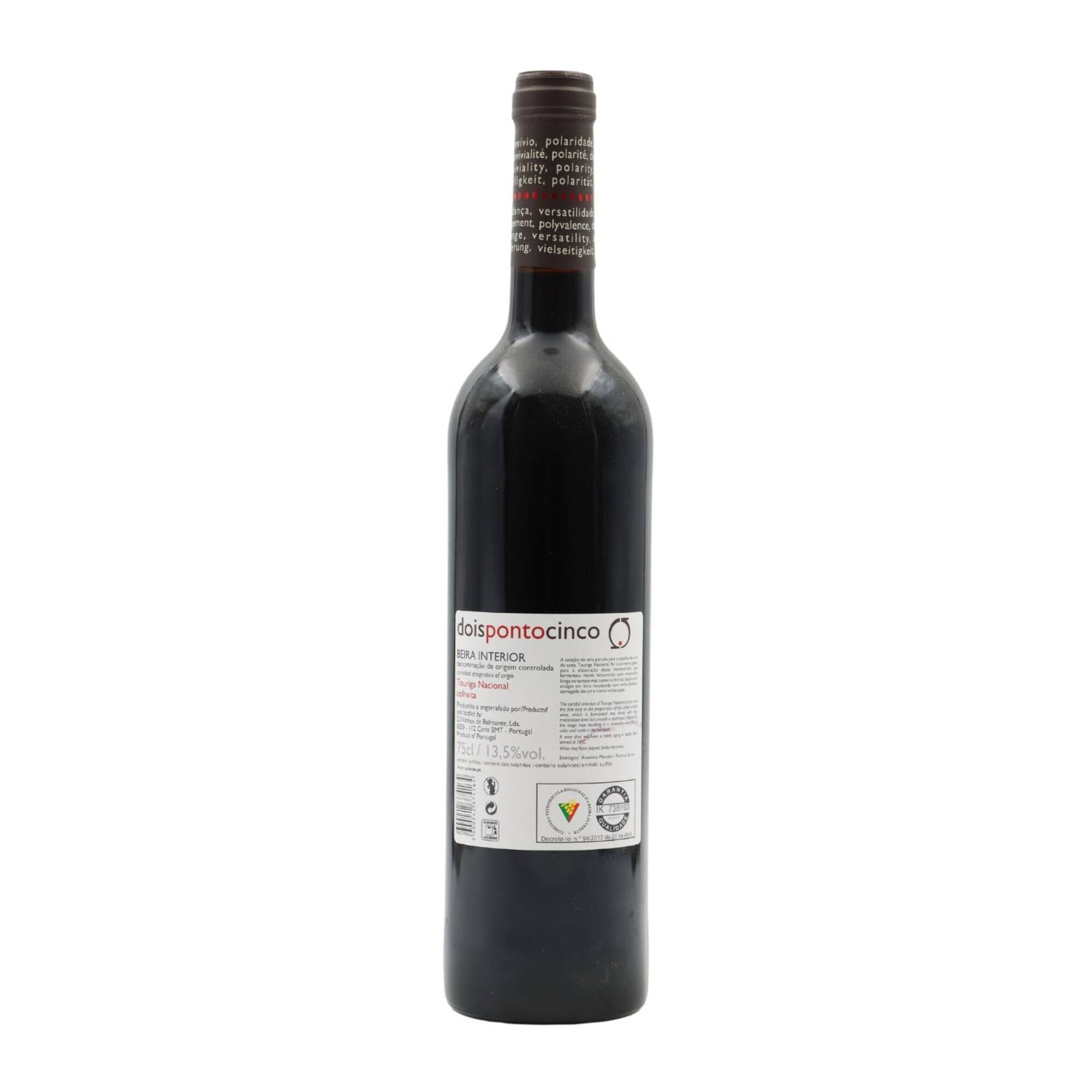 Doispontocinco Touriga Nacional Beiras Vinho Tinto