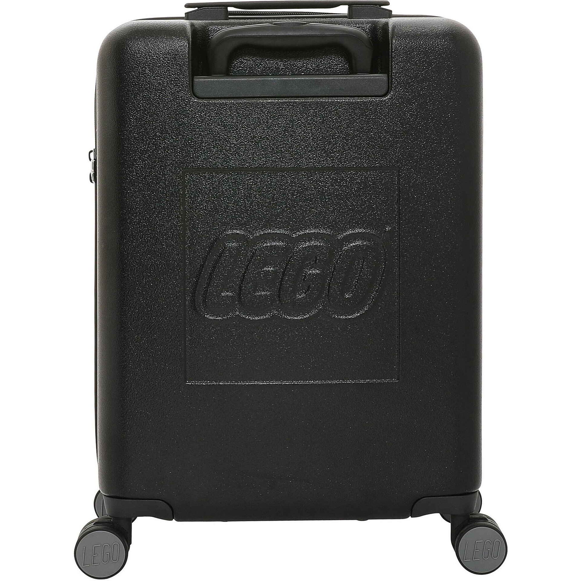 Mala de Cabine 4 Rodas Preto e Cinza Brick