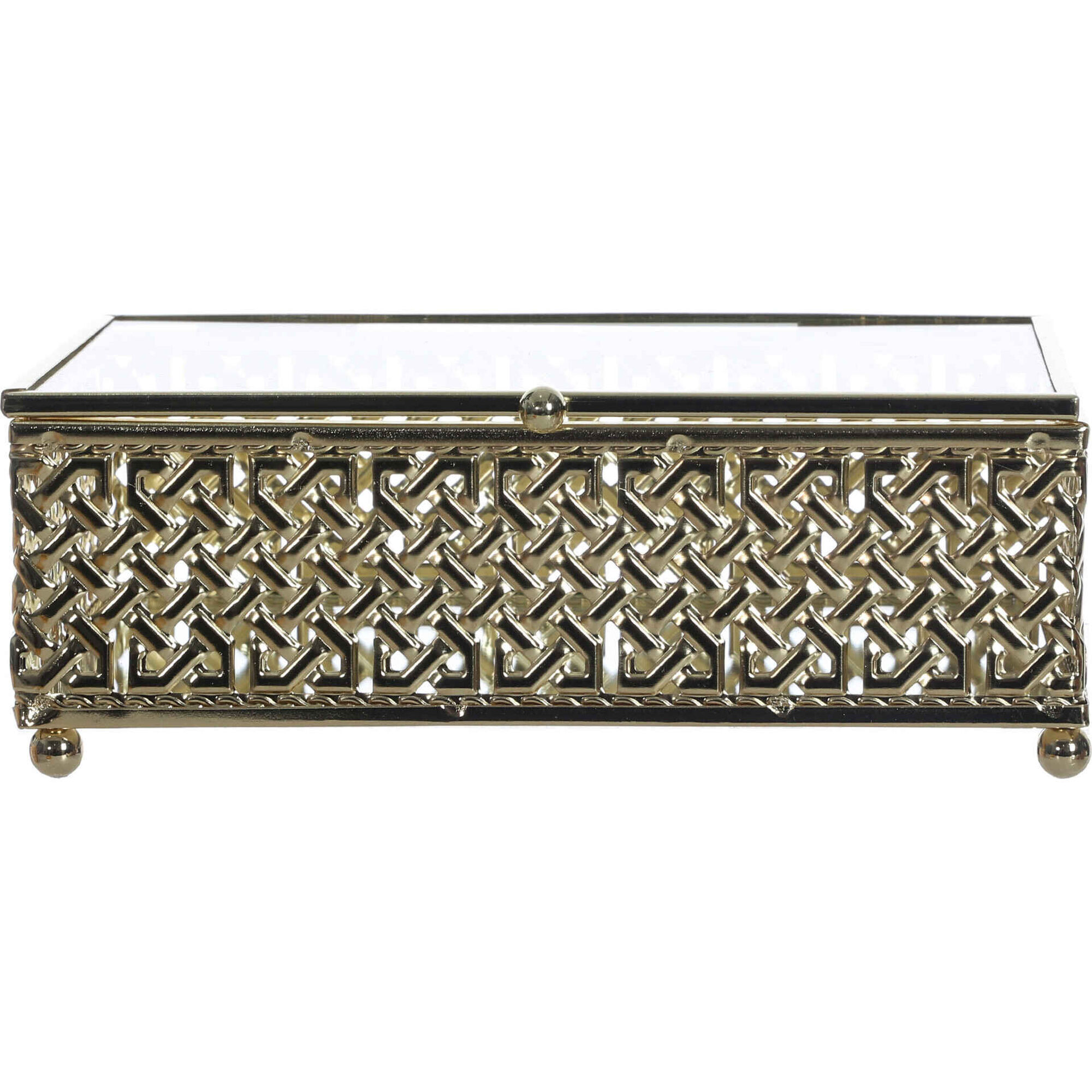 Caixa Decorativa 18x14x7cm Dourada