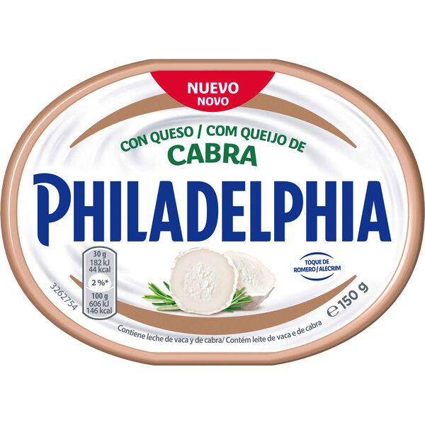 Queijo para Barrar de Cabra com Alecrim Philadelphia
