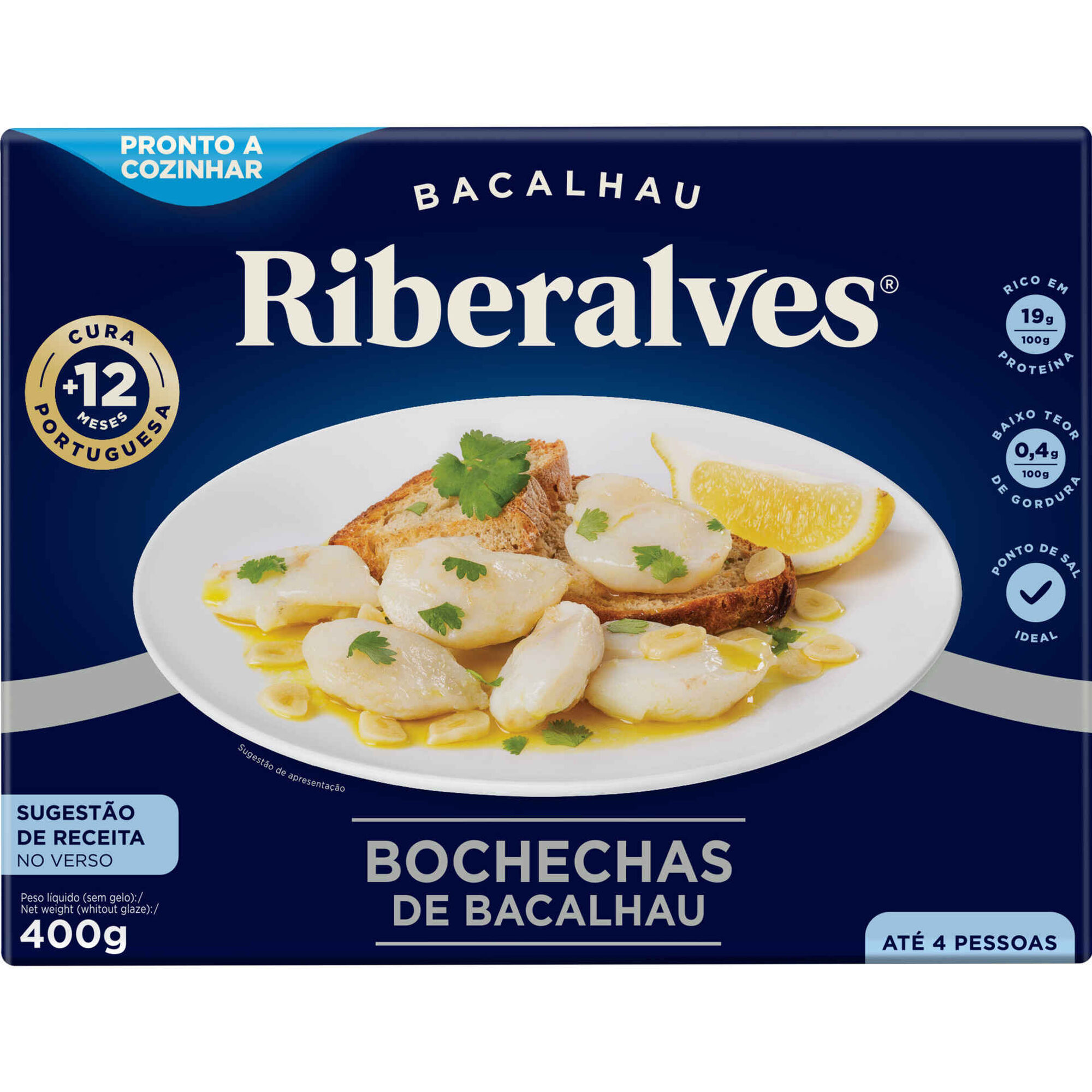 Bochechas de Bacalhau 12 Meses de Cura Ultracongelado Bochechas de Bacalhau 12 Meses de Cura Ultracongelado