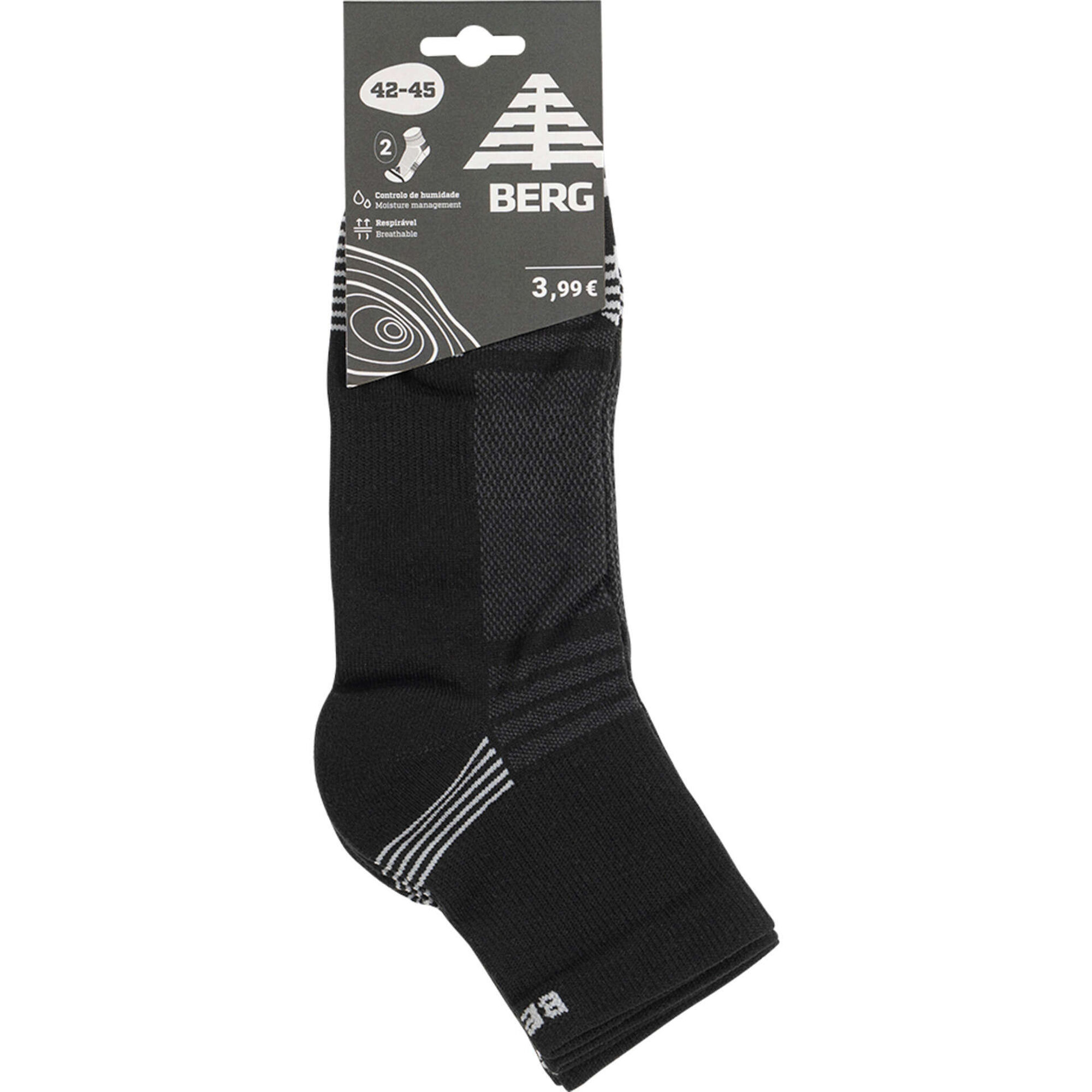 Meias Cano Curto 37-41 Pretas