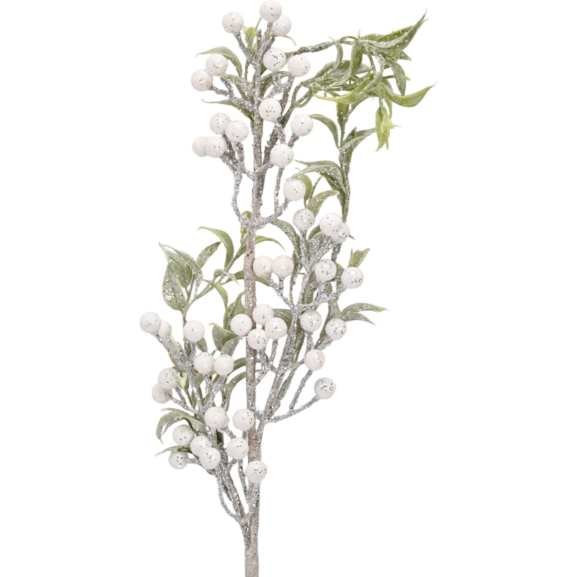 Haste Bagas Brancas Artificial 72cm Kasa