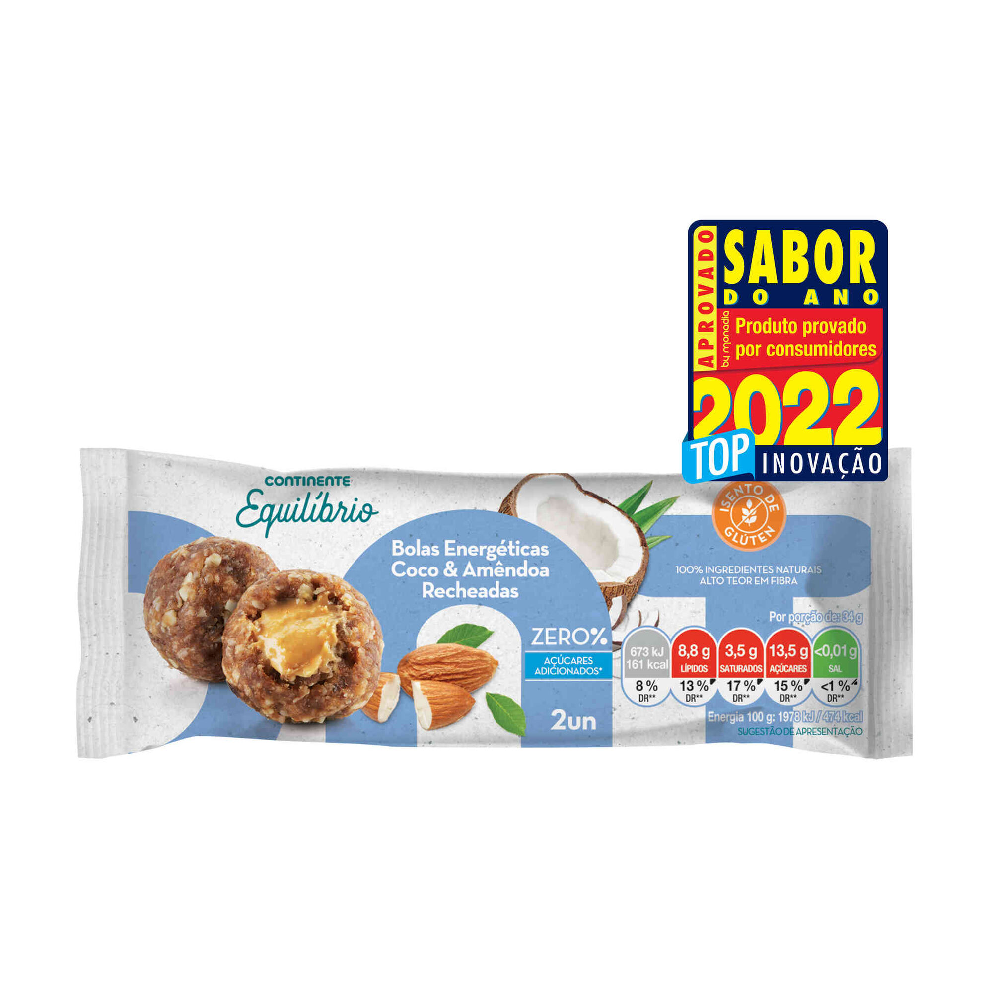 Bolas Energéticas de Coco e Amêndoa sem Glúten Bolas Energéticas de Coco e Amêndoa sem Glúten