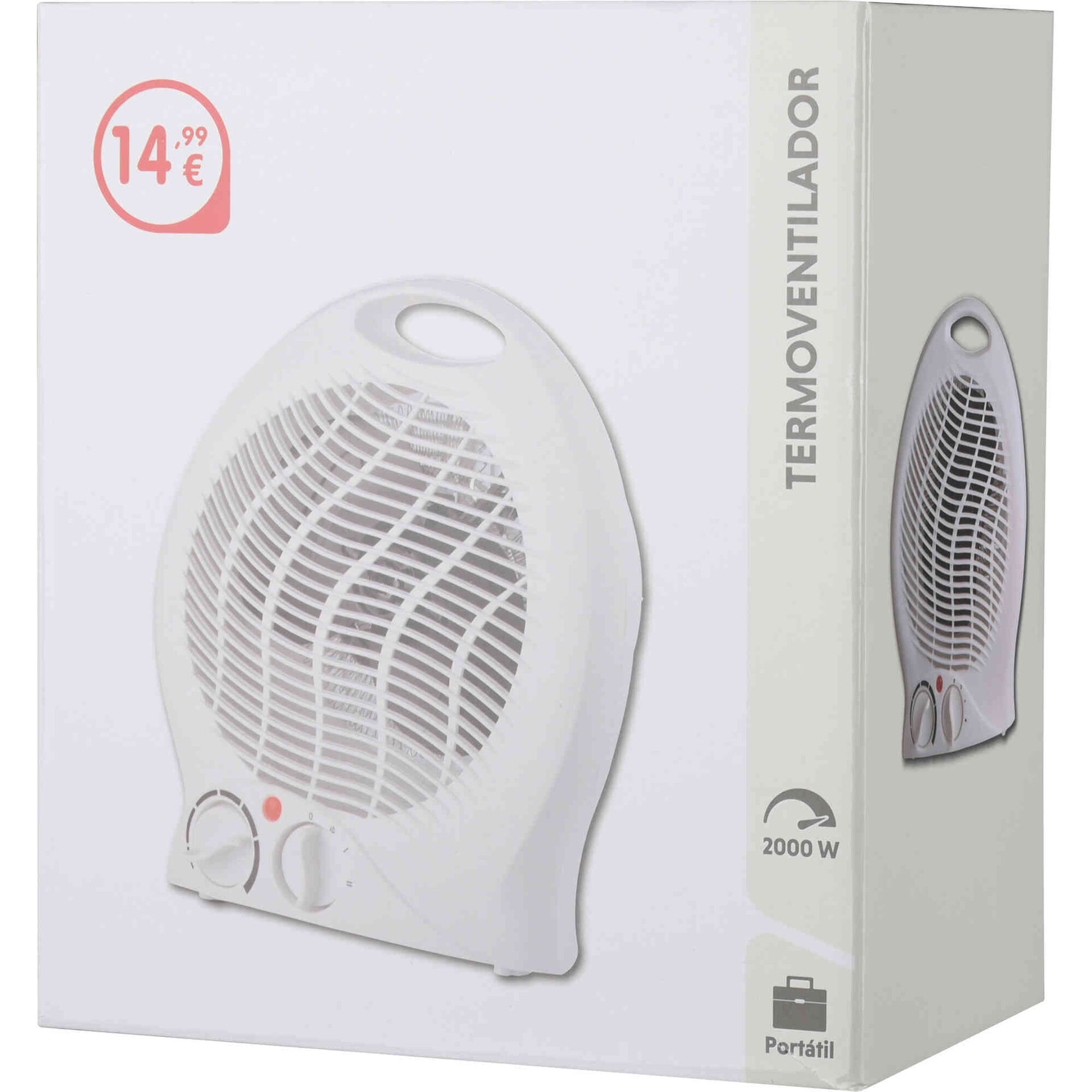 Termoventilador Branco 2000W Bazar&atilde;o