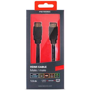 Cabo HDMI TV 1,5 mts Preto Metronic