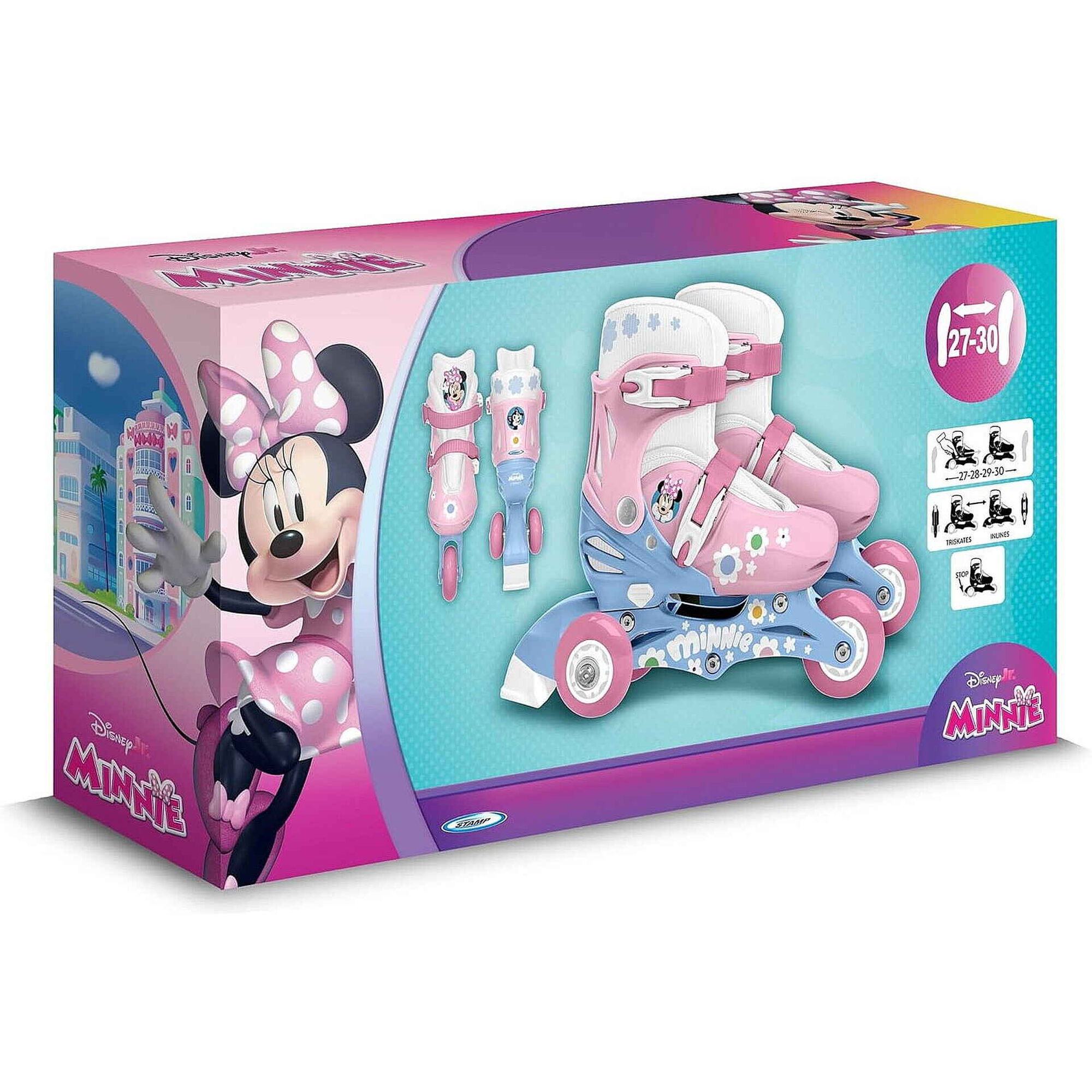 Patins 3 Rodas 27-30 Minnie