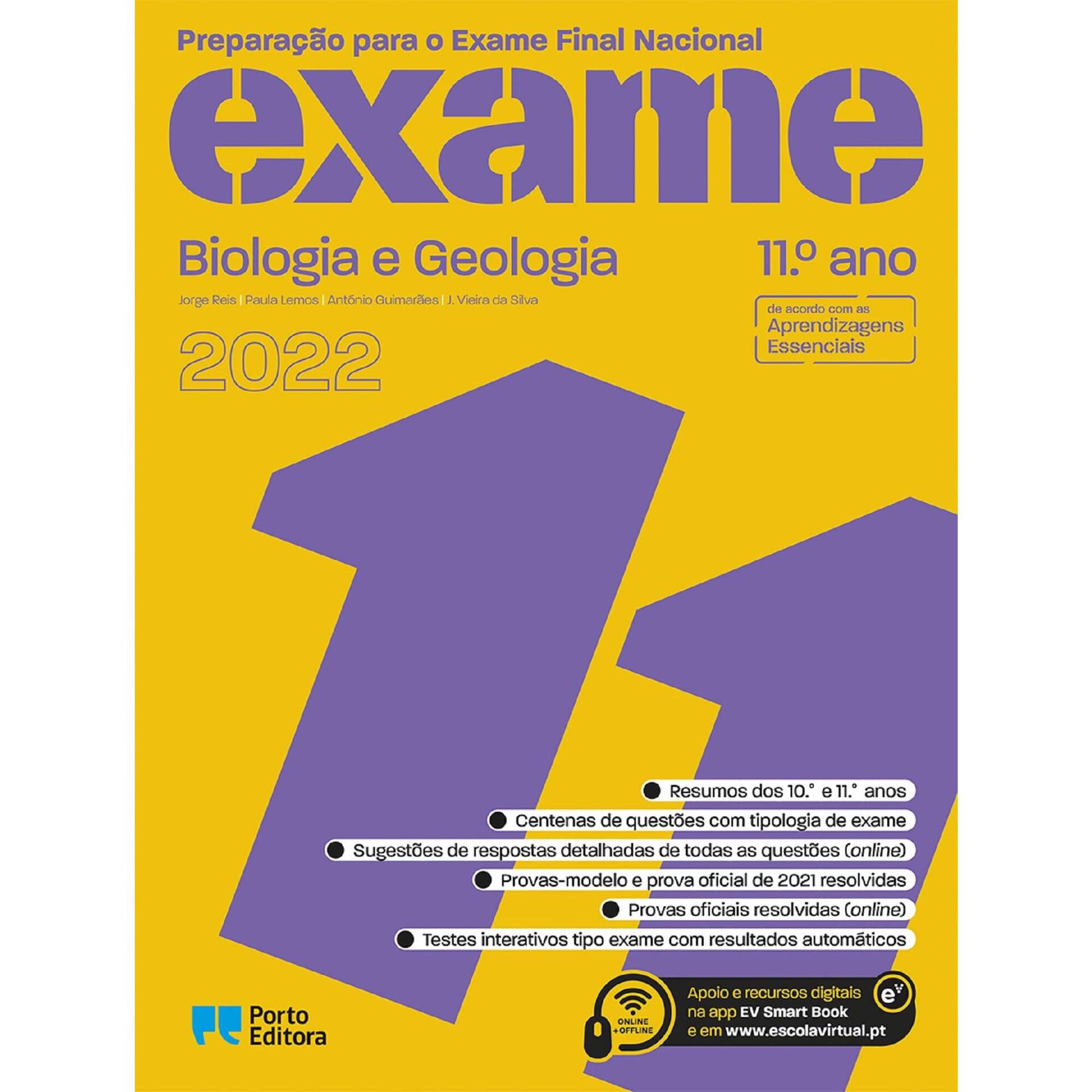 Preparação para o Exame Nacional - Biologia e Geologia - 11º Ano Preparação para o Exame Nacional - Biologia e Geologia - 11º Ano
