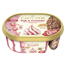 Gelado Cornetto Morango Carte D'Or