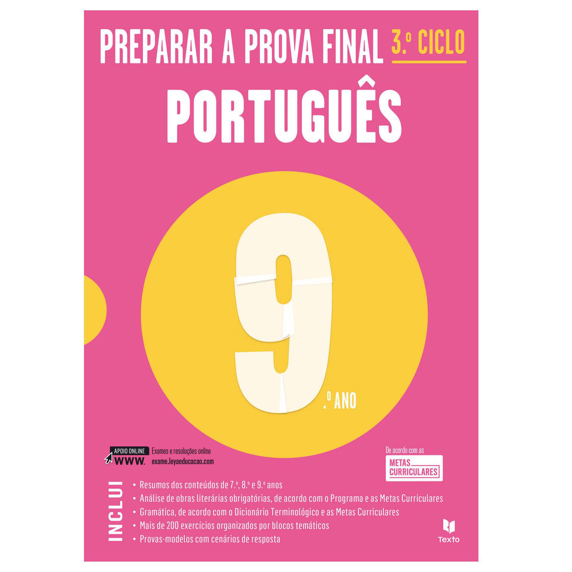 Preparar o Exame Nacional Português - 9º Ano