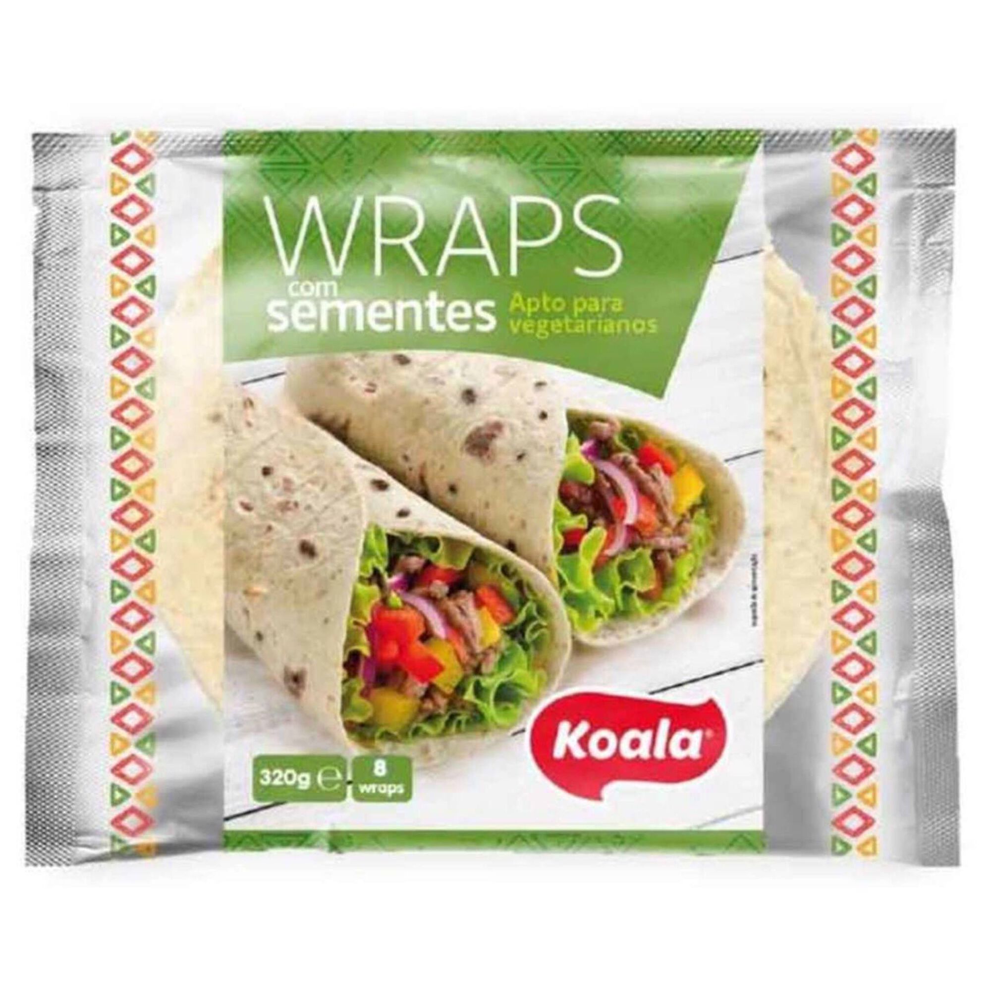 Wrap Cereais com Sementes