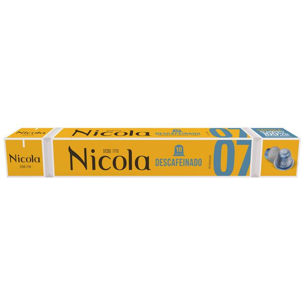 Cápsulas de Café Descafeinado Int 7 Nicola