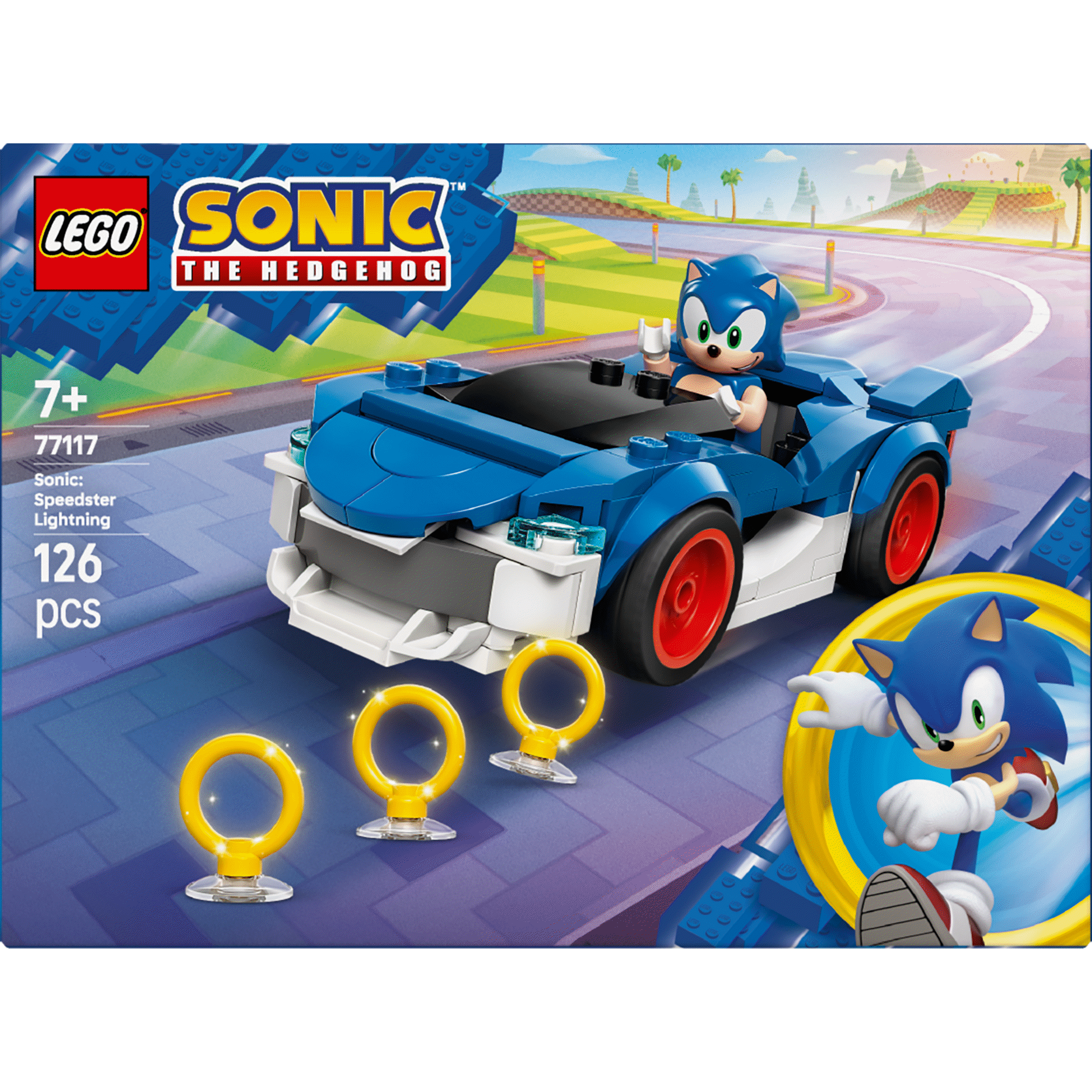 LEGO Sonic The Hedgehog - Sonic: Speedster Lightning - 77117