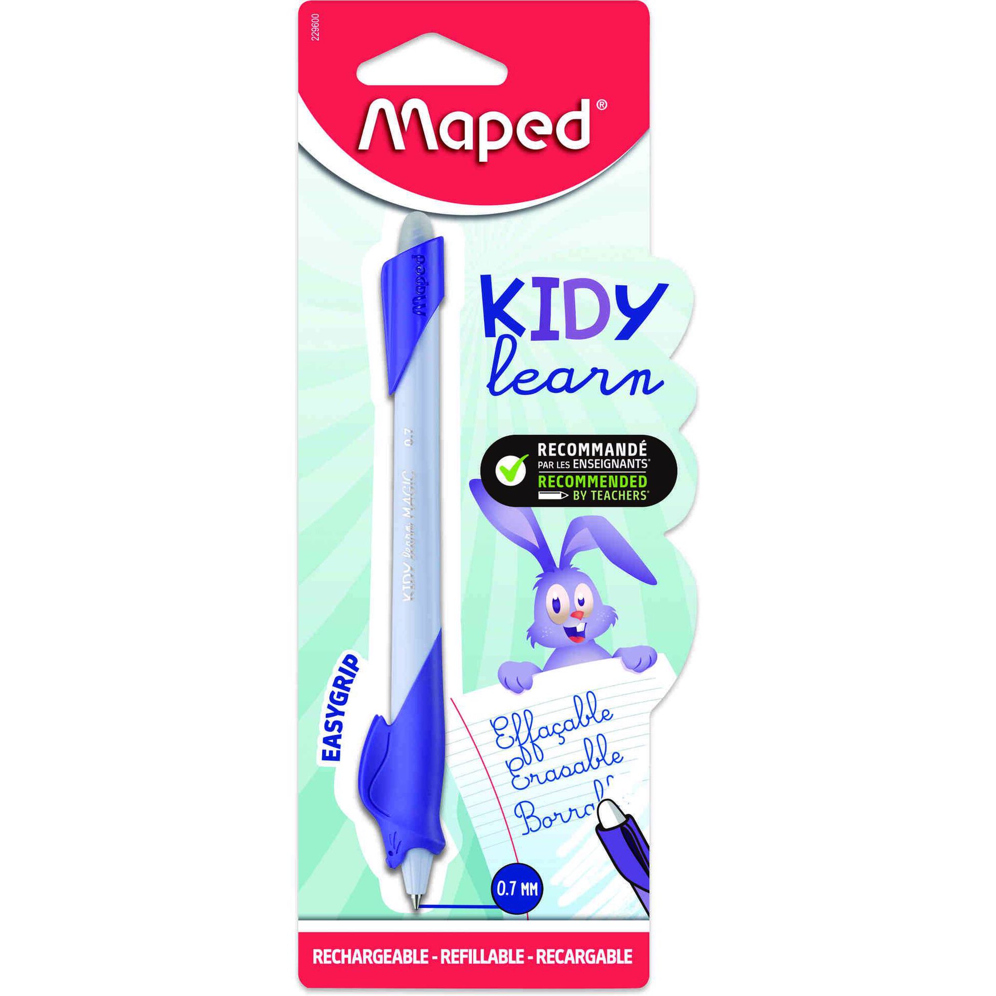 Esferogr&aacute;fica Apag&aacute;vel Kidy Learn Concentration Rabbit Azul Maped