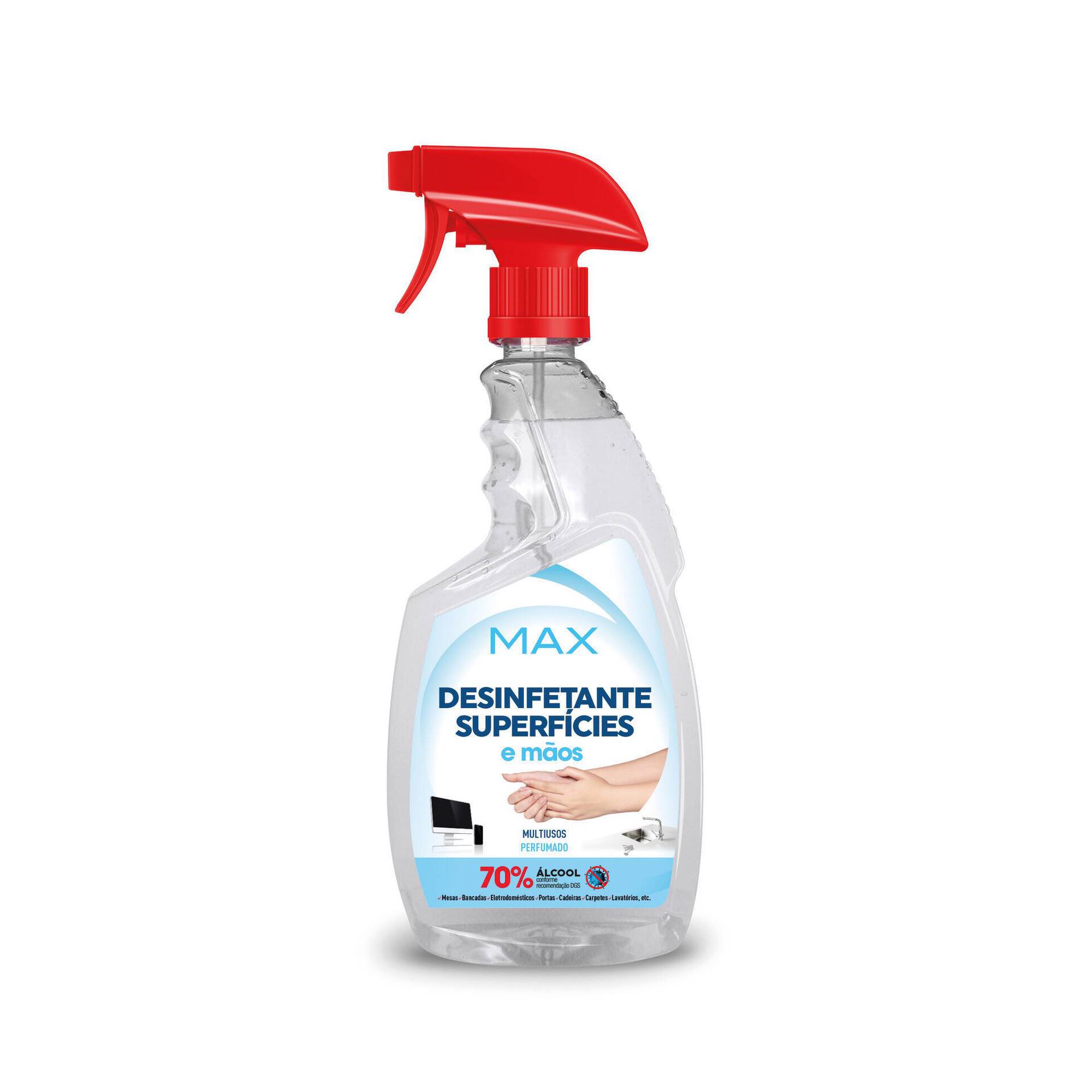 Desinfetante Spray Superfícies e Mãos Desinfetante Spray Superfícies e Mãos
