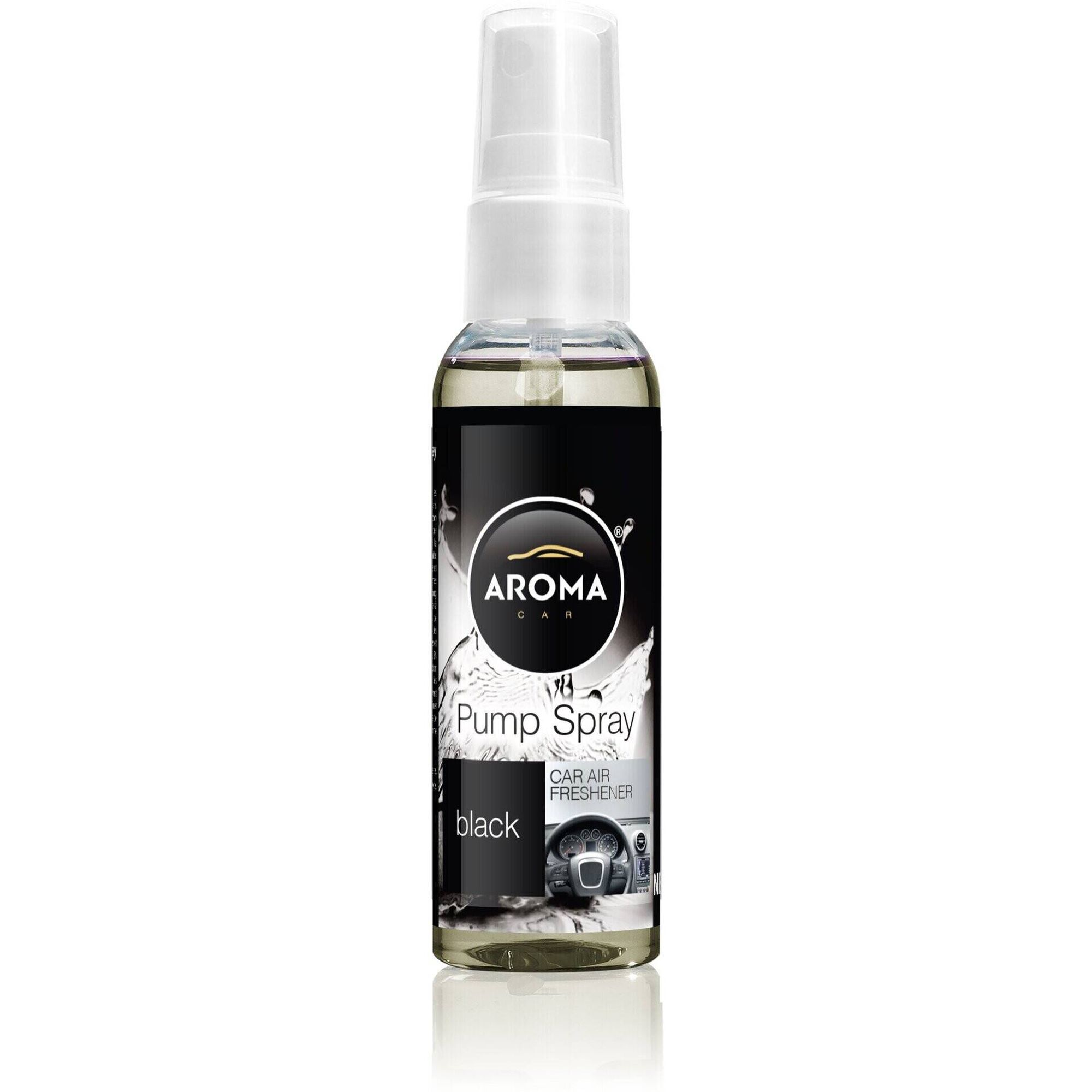 Ambientador Spray Pump Black Aroma Car