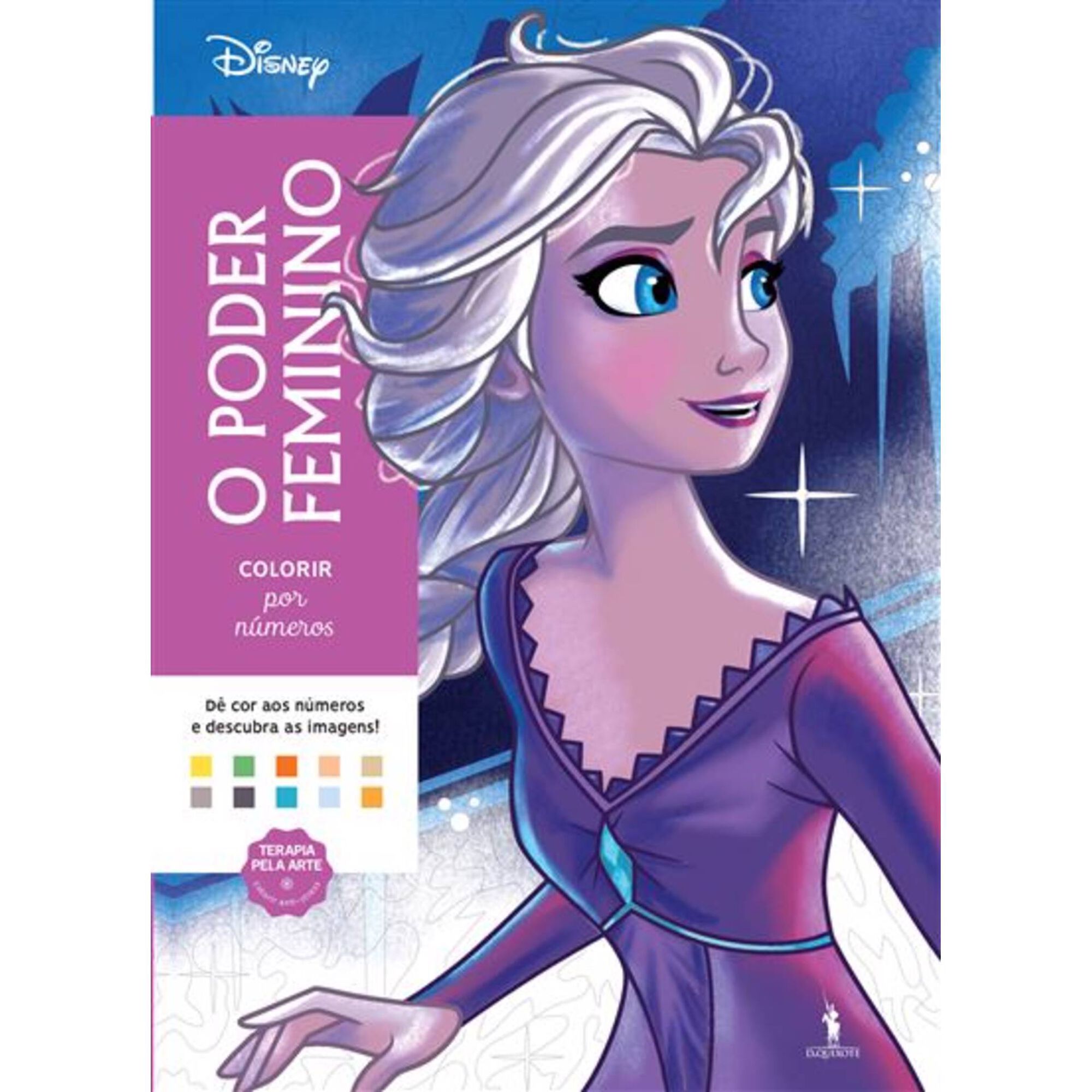 Disney Colorir por Números - O Poder Feminino Disney Colorir por Números - O Poder Feminino