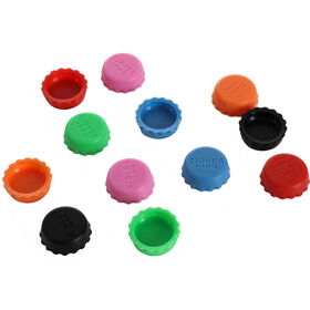 Conjunto 12 Tampas de Silicone para Garrafa Bazar&atilde;o