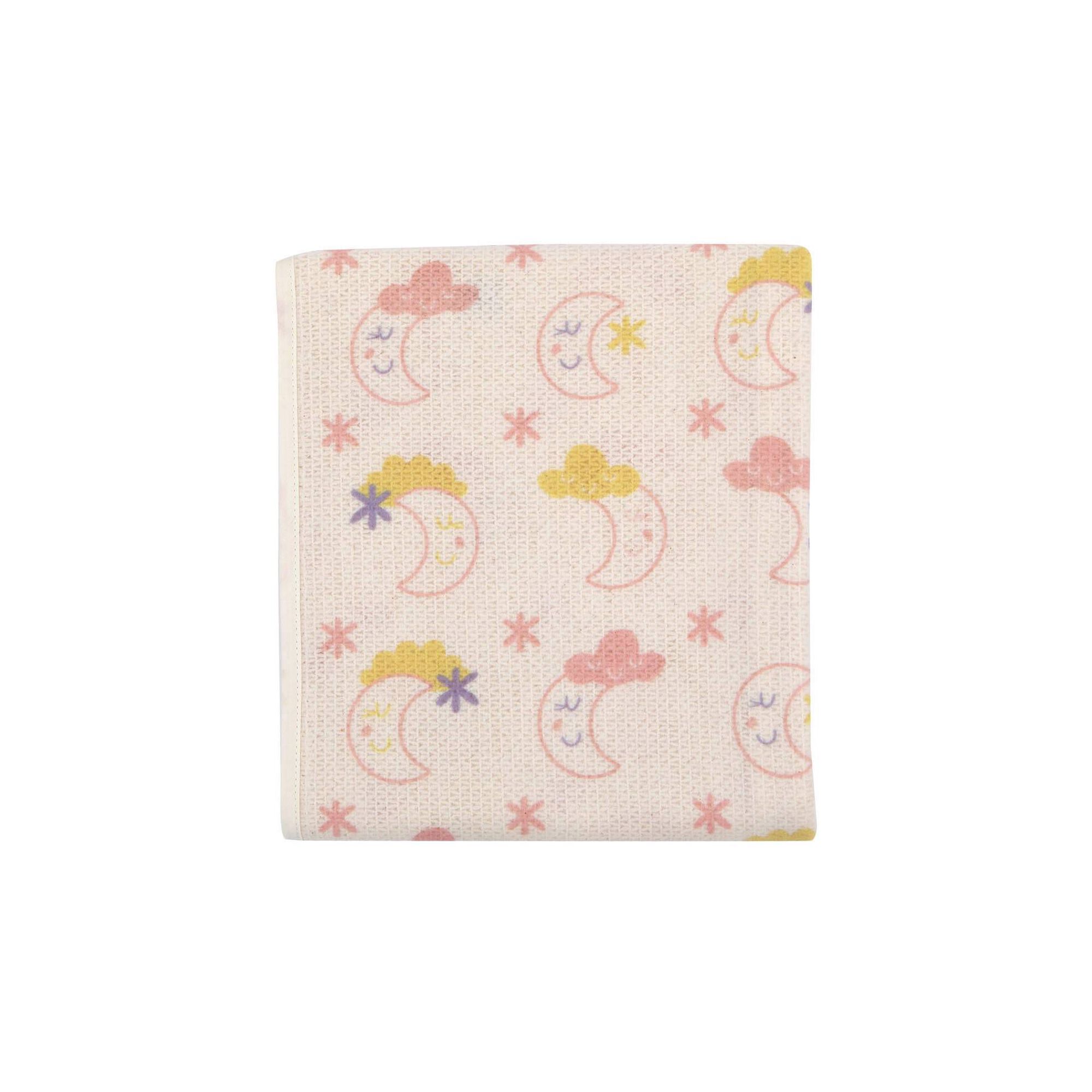 Manta Beb&eacute; Algod&atilde;o Rosa Twinko