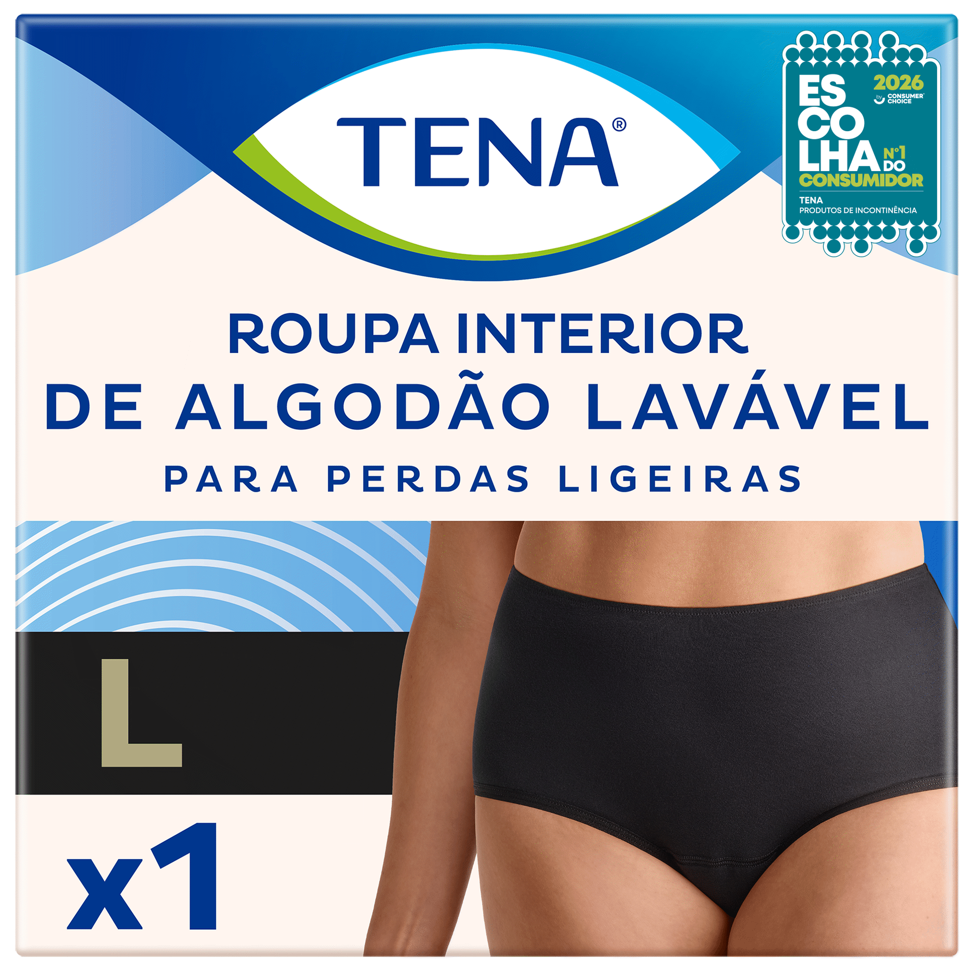 Cuecas Incontin&ecirc;ncia Lav&aacute;vel Silhouette L Tena