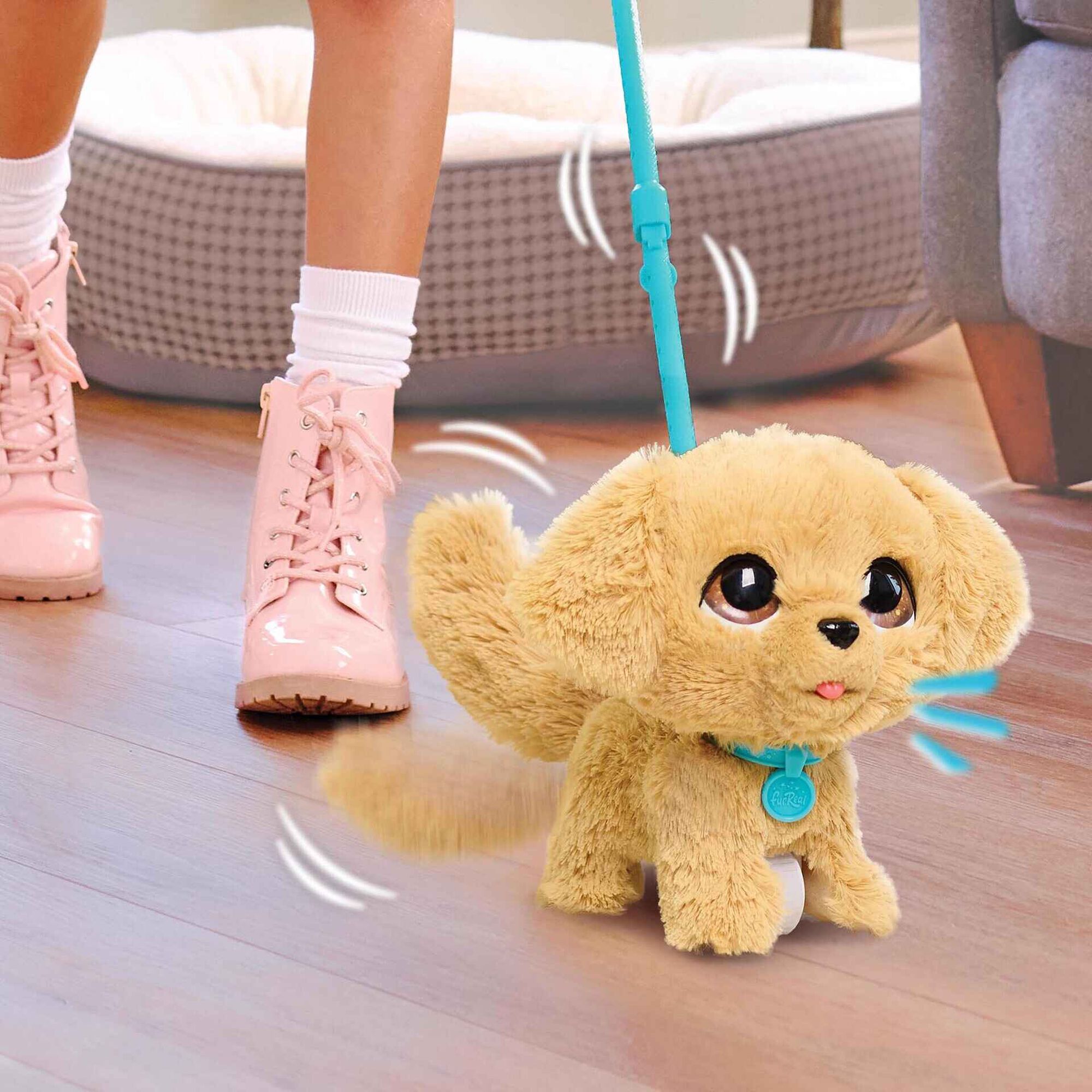 Peluche Golden Retriever Wag a Lots