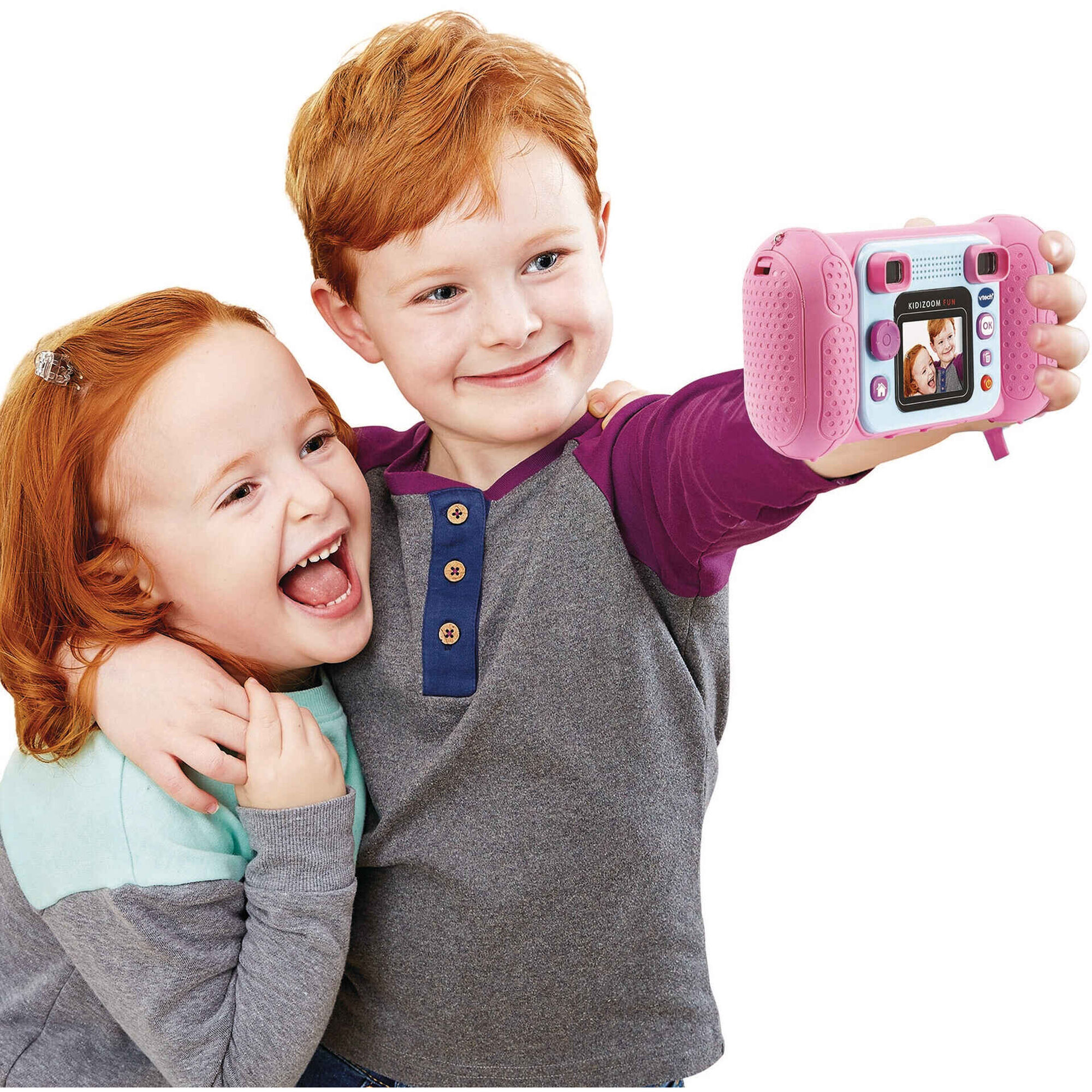 C&acirc;mera Digital Fun Rosa