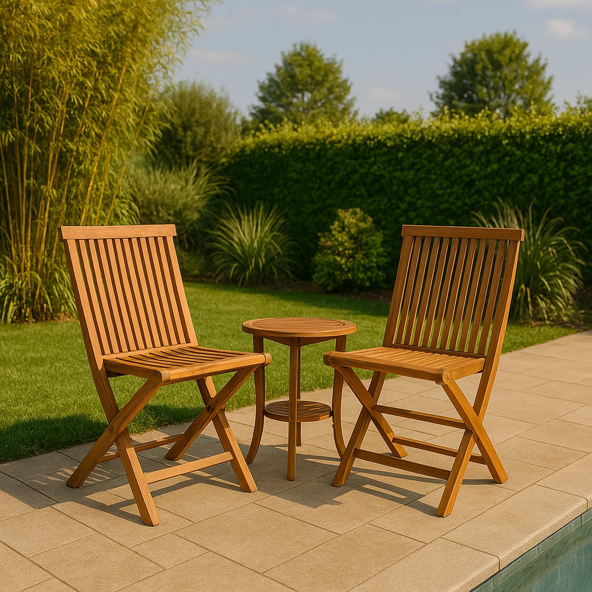 Cadeira de Madeira Acácia Premium