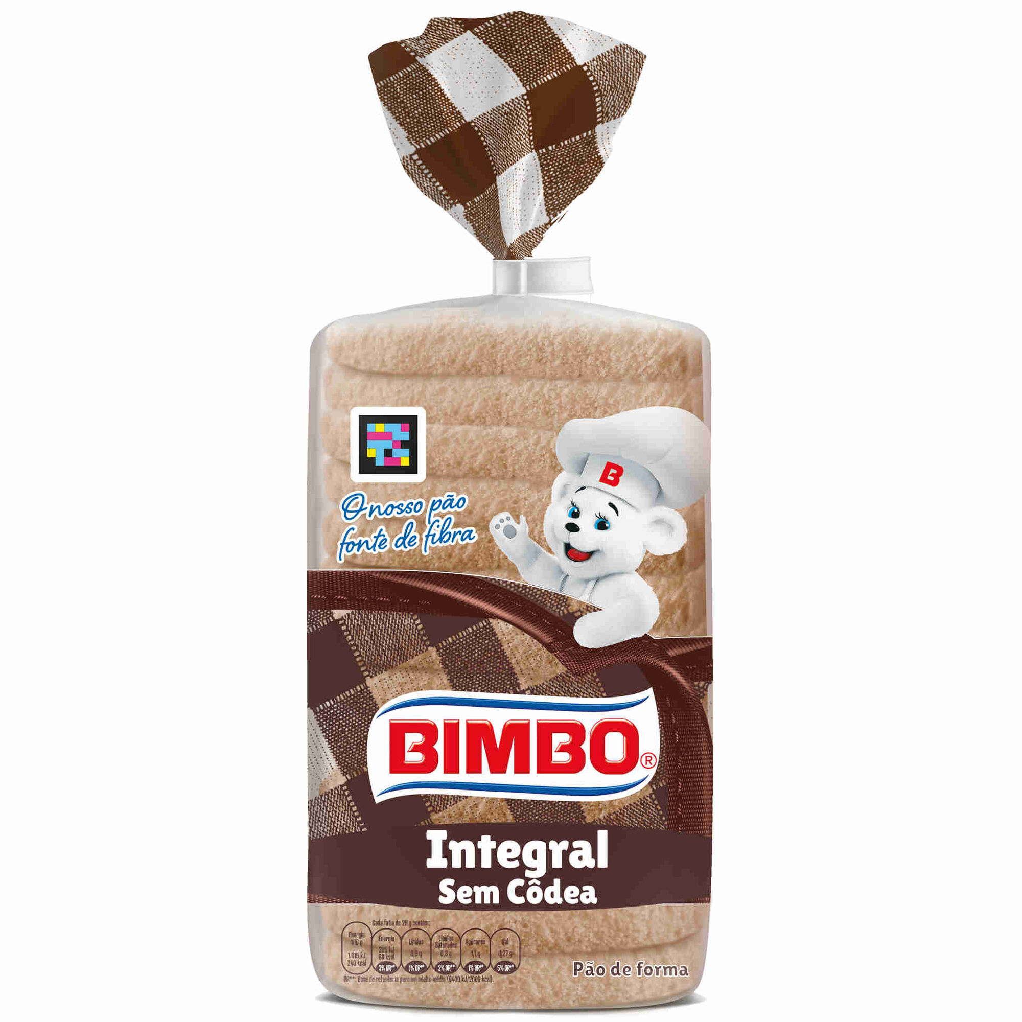 Pão de Forma Integral sem Côdea
