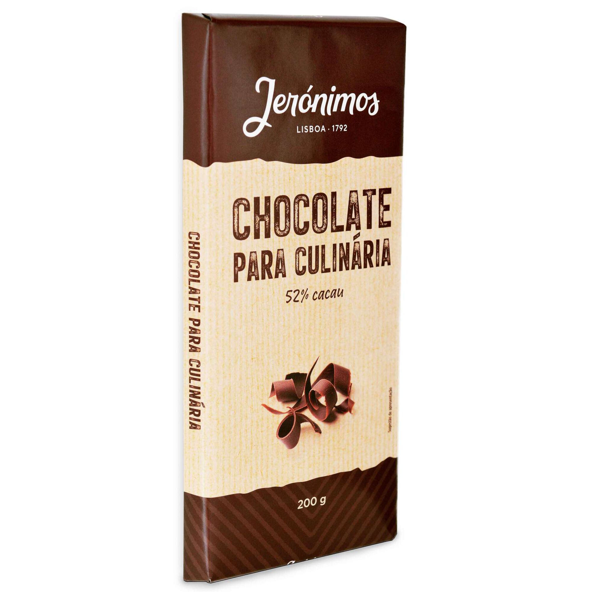 Tablete de Chocolate Culinária 52% Cacau Tablete de Chocolate Culinária 52% Cacau