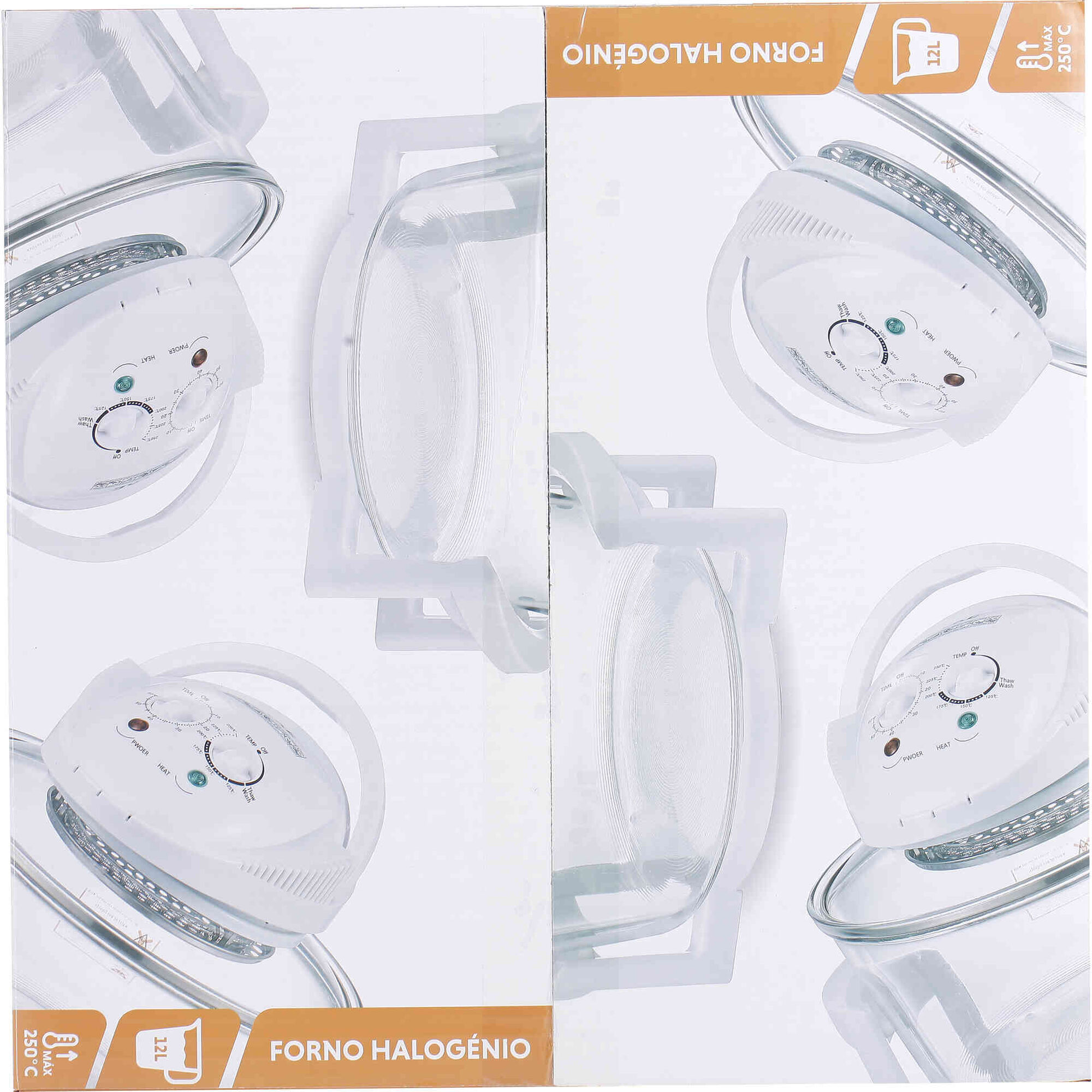 Mini Forno Halogéneo 12L Branco