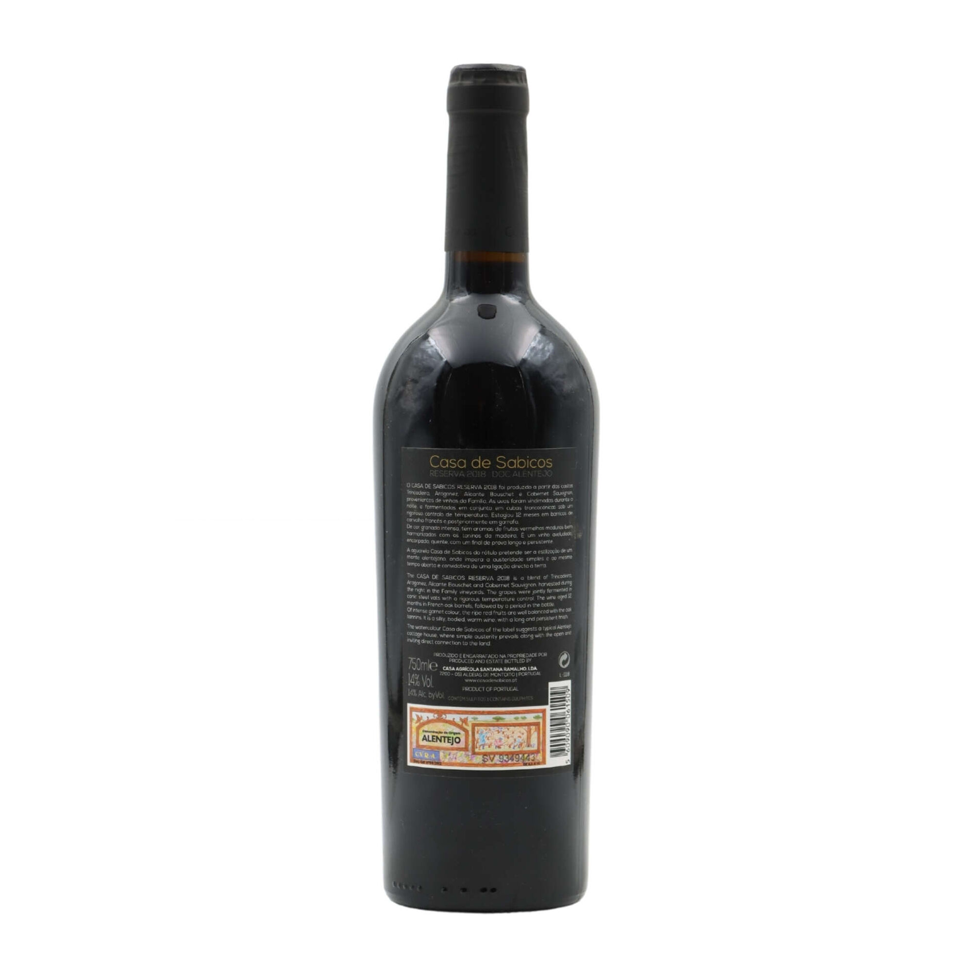 Casa de Sabicos Reserva Alentejano Vinho Tinto
