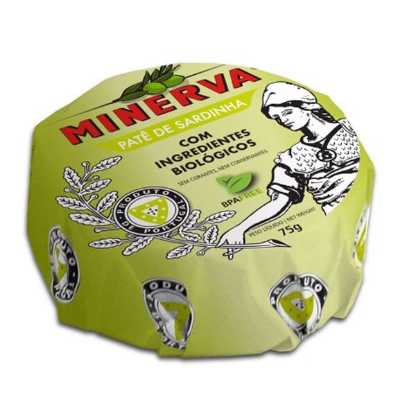 Patê de Sardinha com Ingredientes Biológicos Minerva