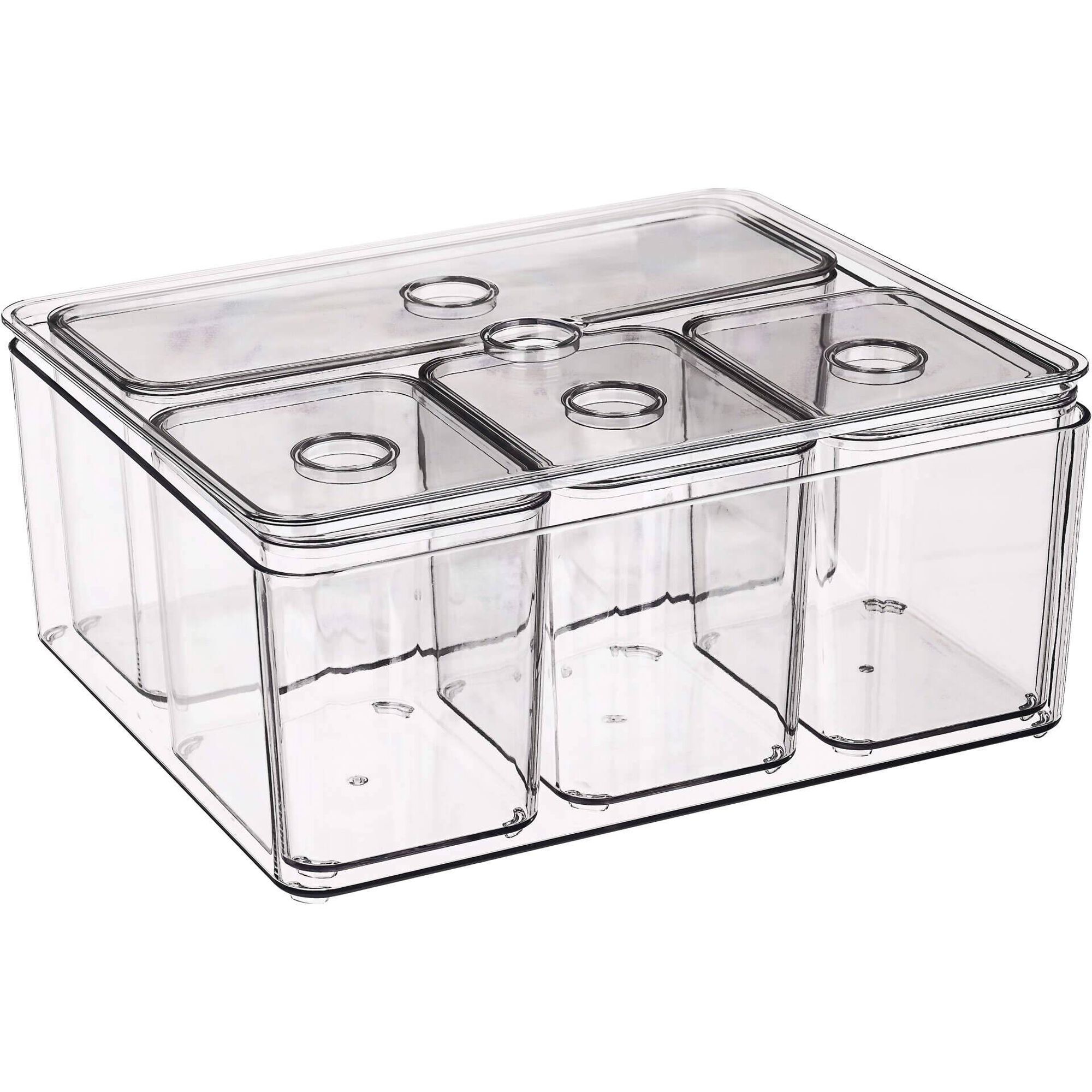 Conjunto 5 Caixas de Arrumação