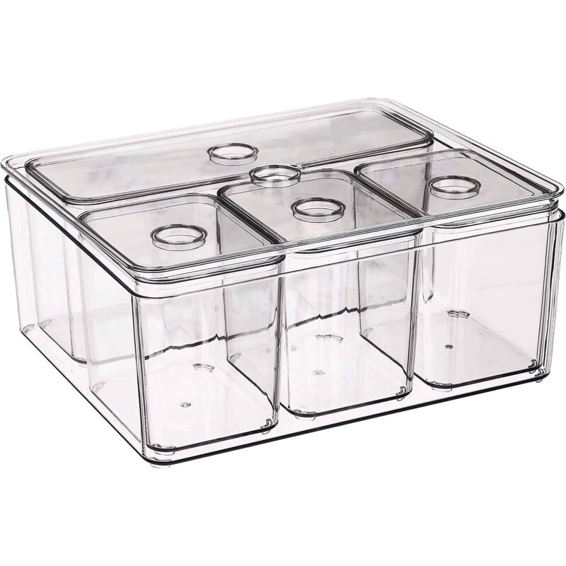 Conjunto 5 Caixas de Arrumação Kasa