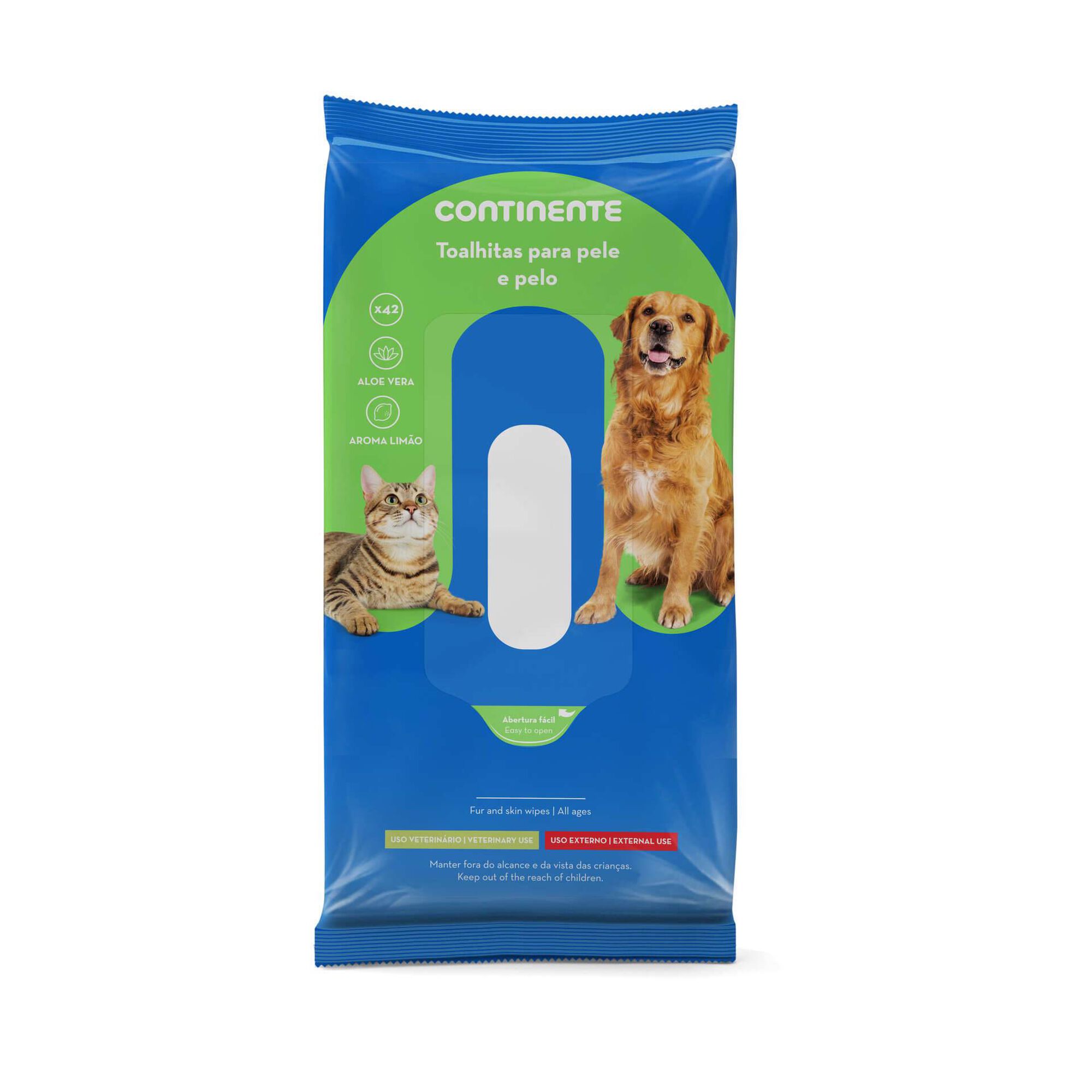 Toalhitas para Cão Pele e Pelo