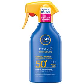 Protetor Solar Spray Protect & Moisture Familiar FPS 50+ Nivea Sun