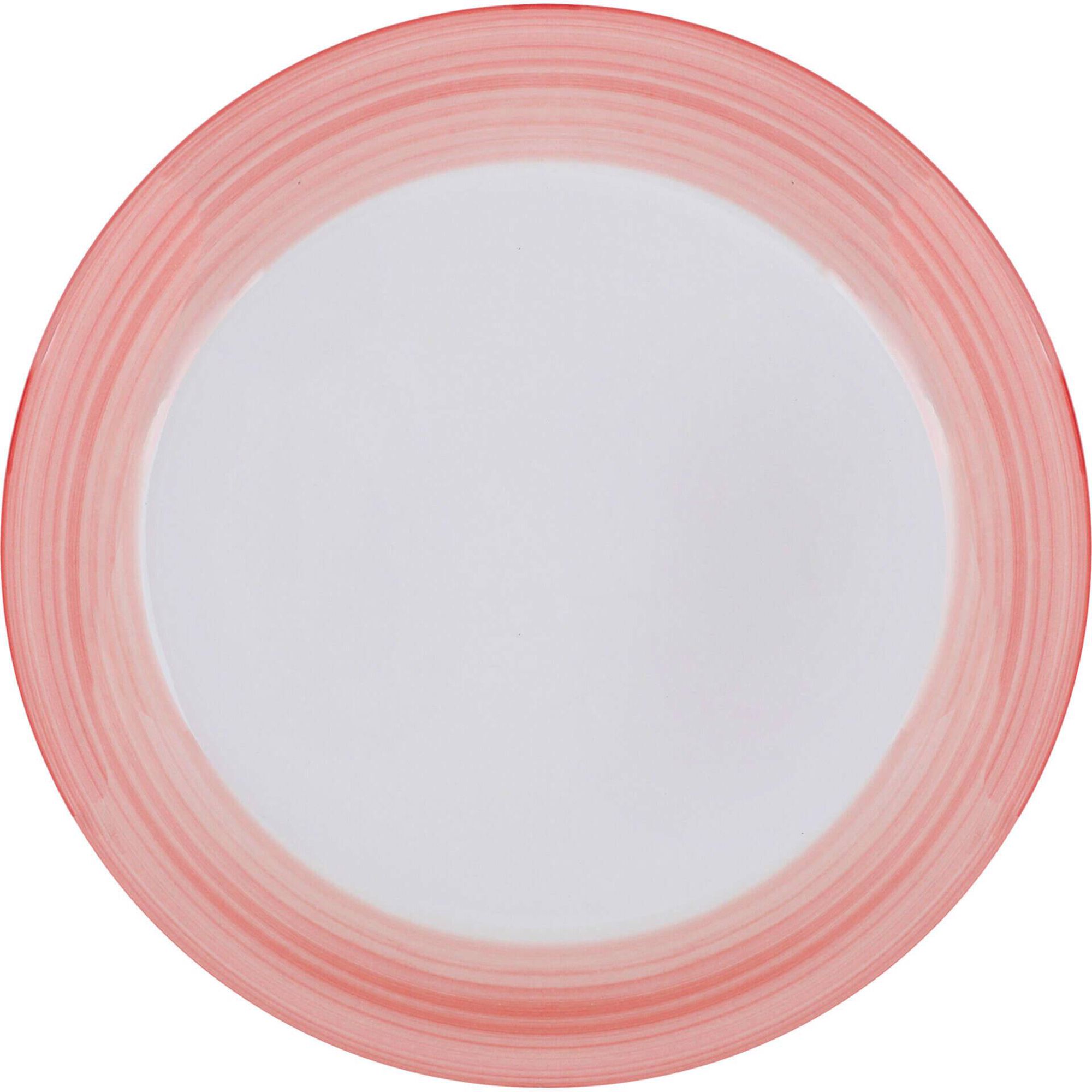 Prato Raso 27cm Riscas Rosa Kasa