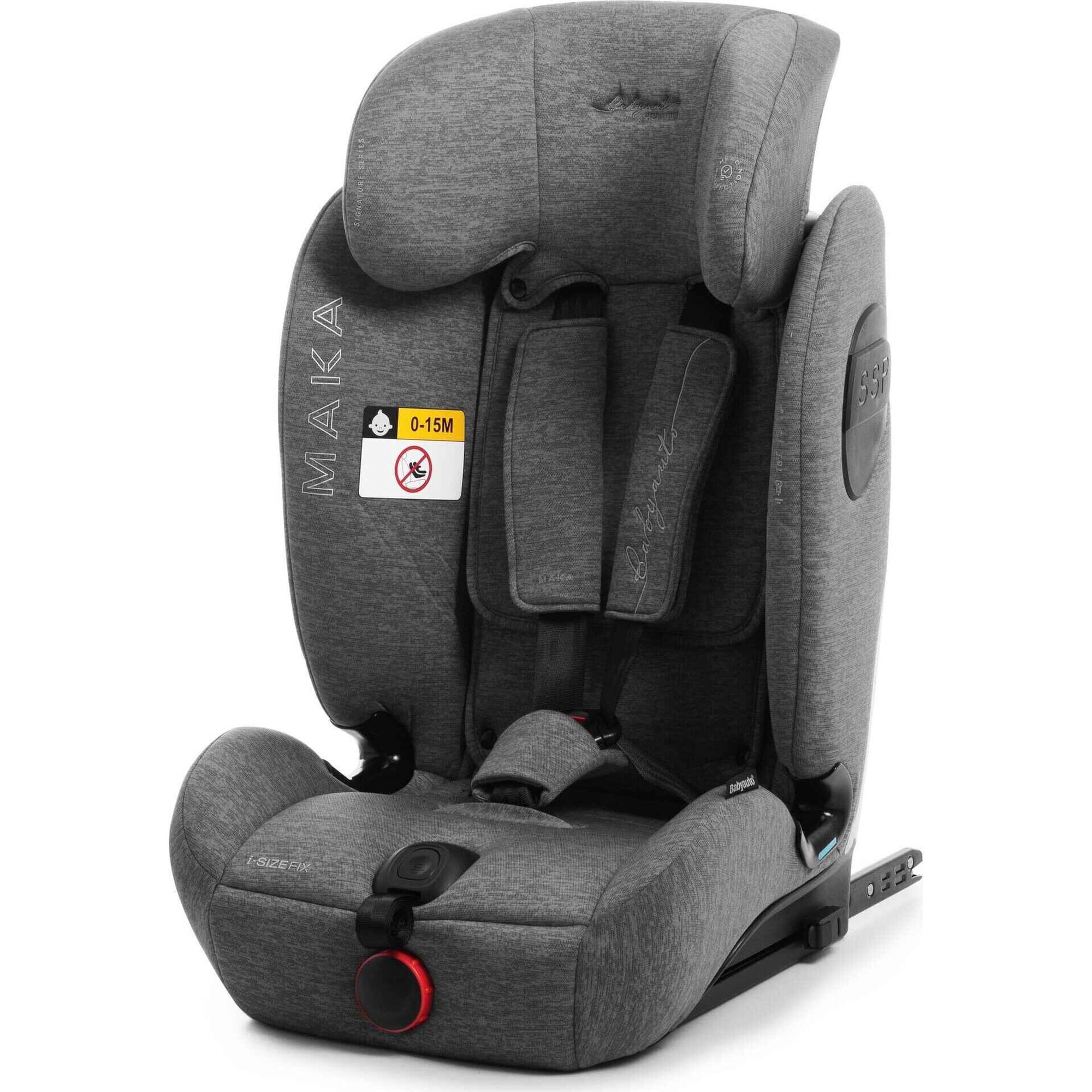 Cadeira Auto I-Size 76-150 Maka Cinza Babyauto