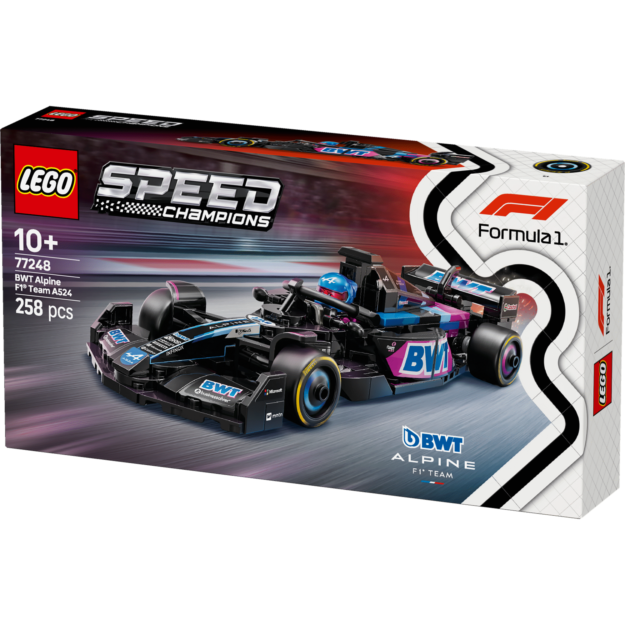 LEGO Speed Champions - Carro de Corrida BWT Alpine F1 Team A524 - 77248