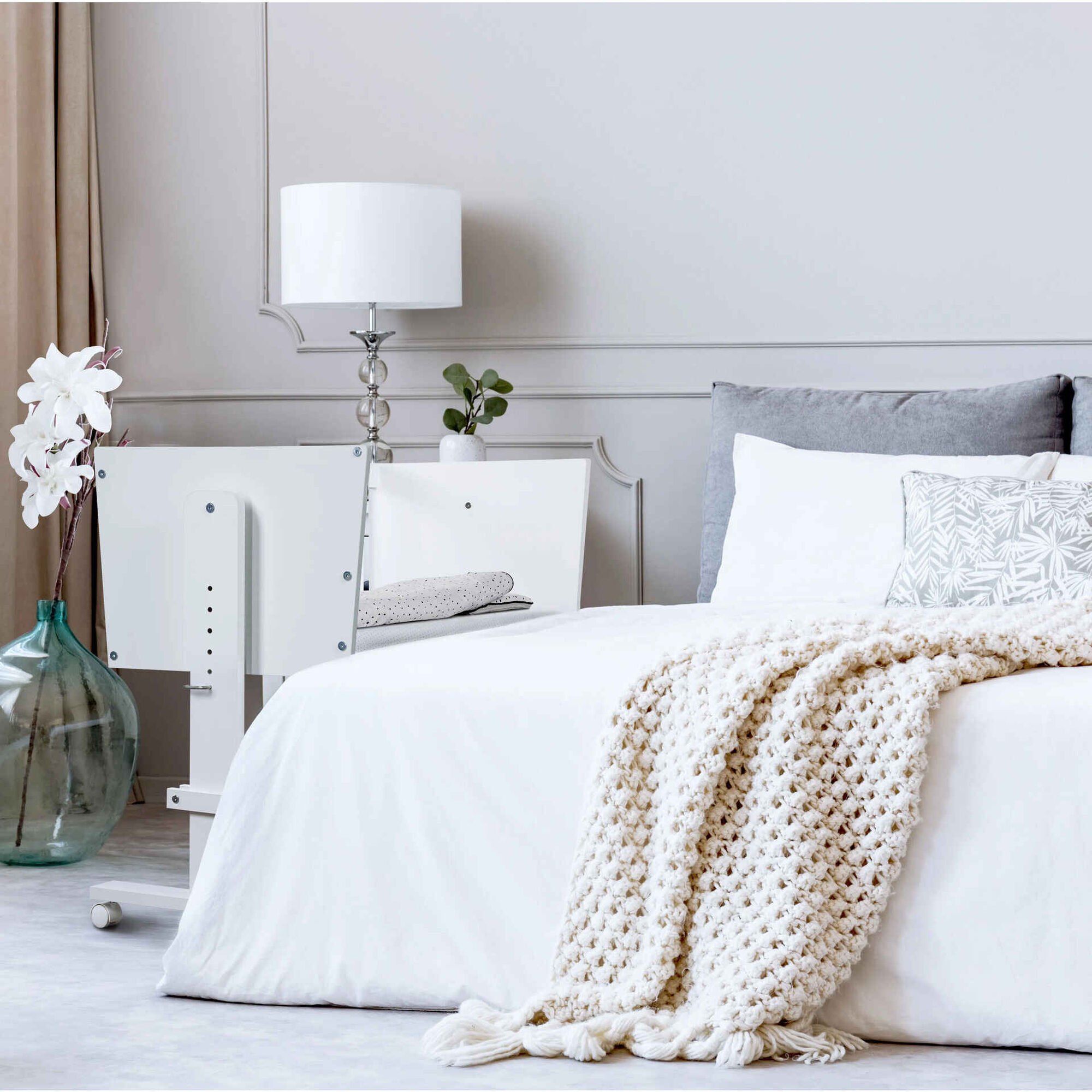 Berço Madeira Multifunções Branco Zoya