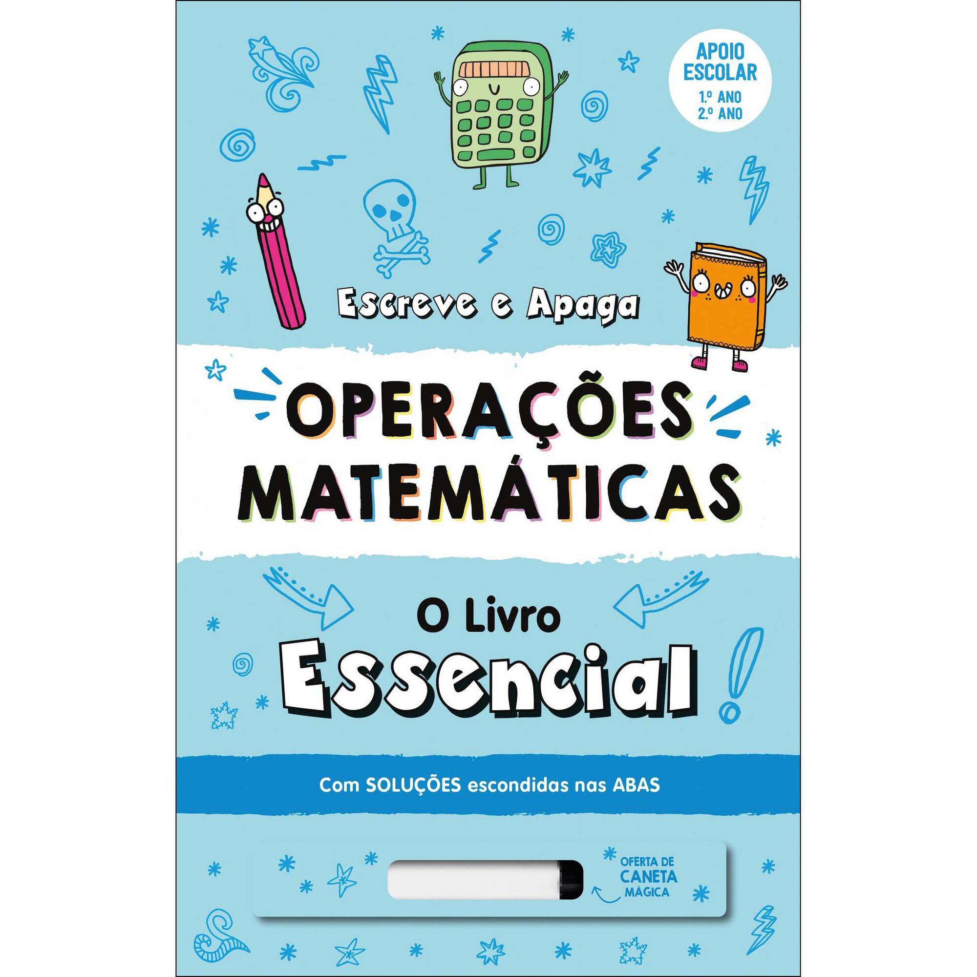 Operações Matemáticas - O Livro Essencial: Escreve e Apaga