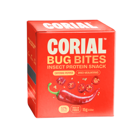Snack Tenebrio Molitor Desidratado com Sabor a Pimenta Corial Foods