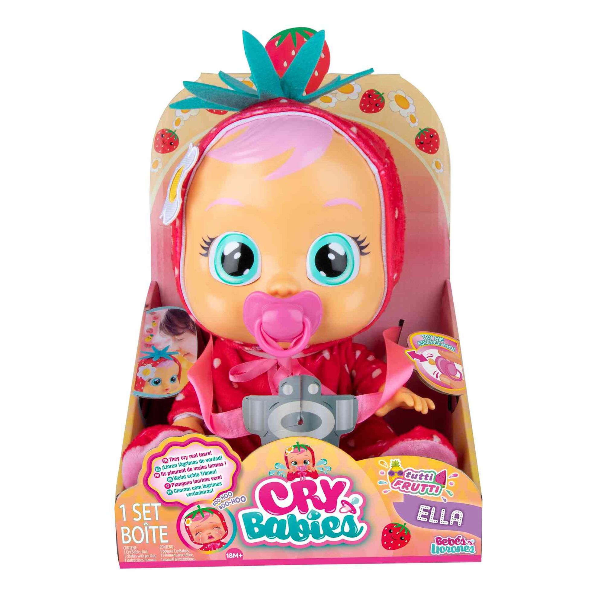Boneca Cry Babies Tutti Frutti - Ella Boneca Cry Babies Tutti Frutti - Ella