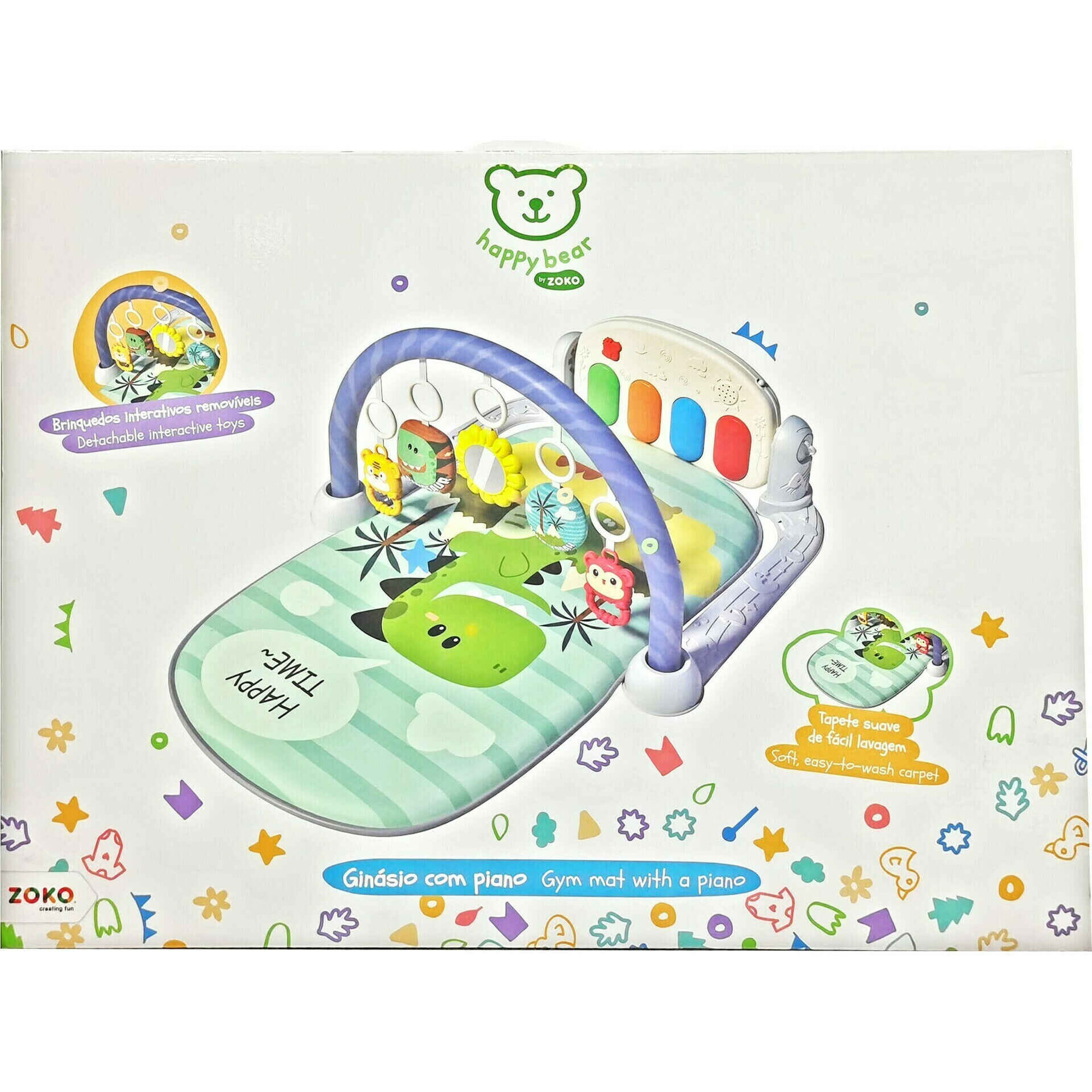 Zoko Happy Bear - Gin&aacute;sio com Piano