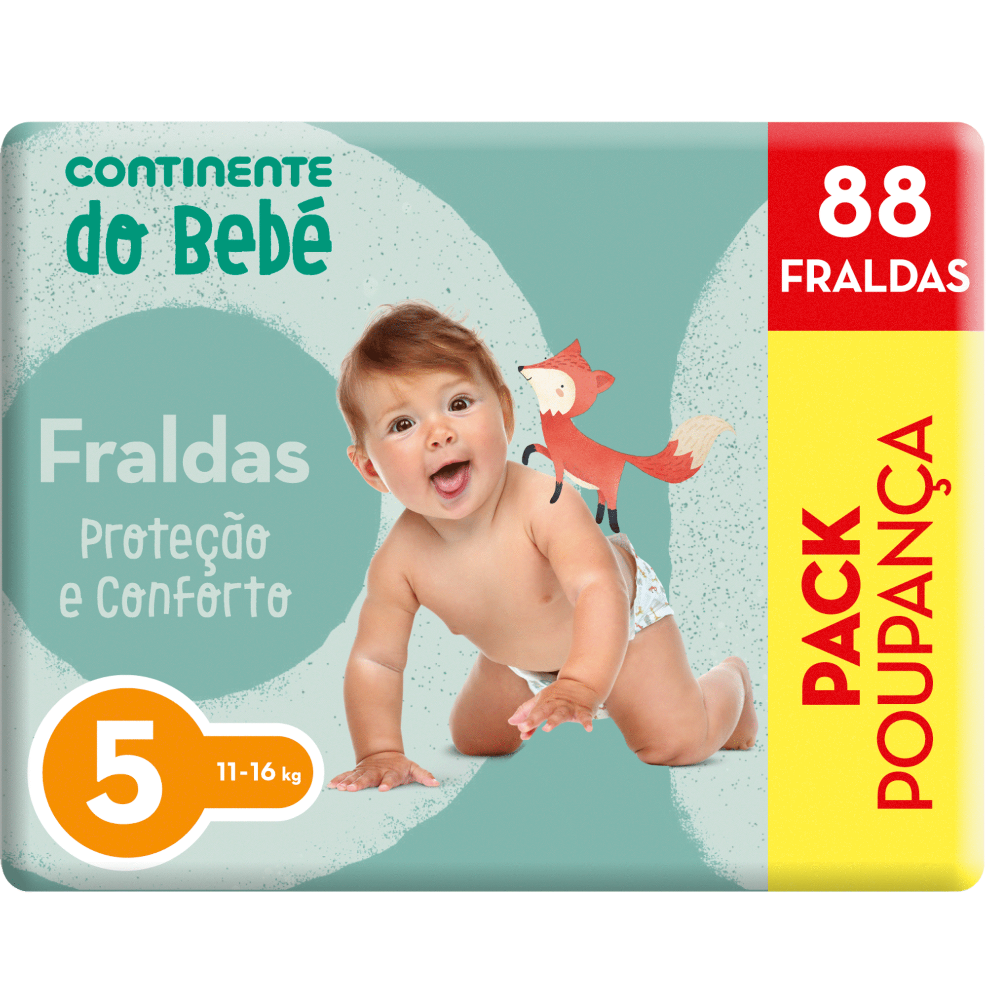 Fraldas Proteção e Conforto 11-16kg T5