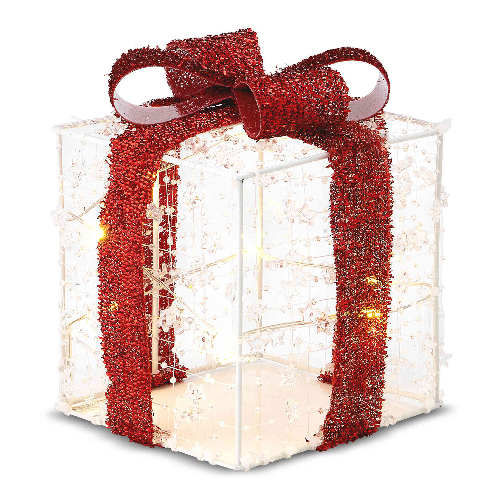 Presente Decorativo 16cm com Luz Kasa