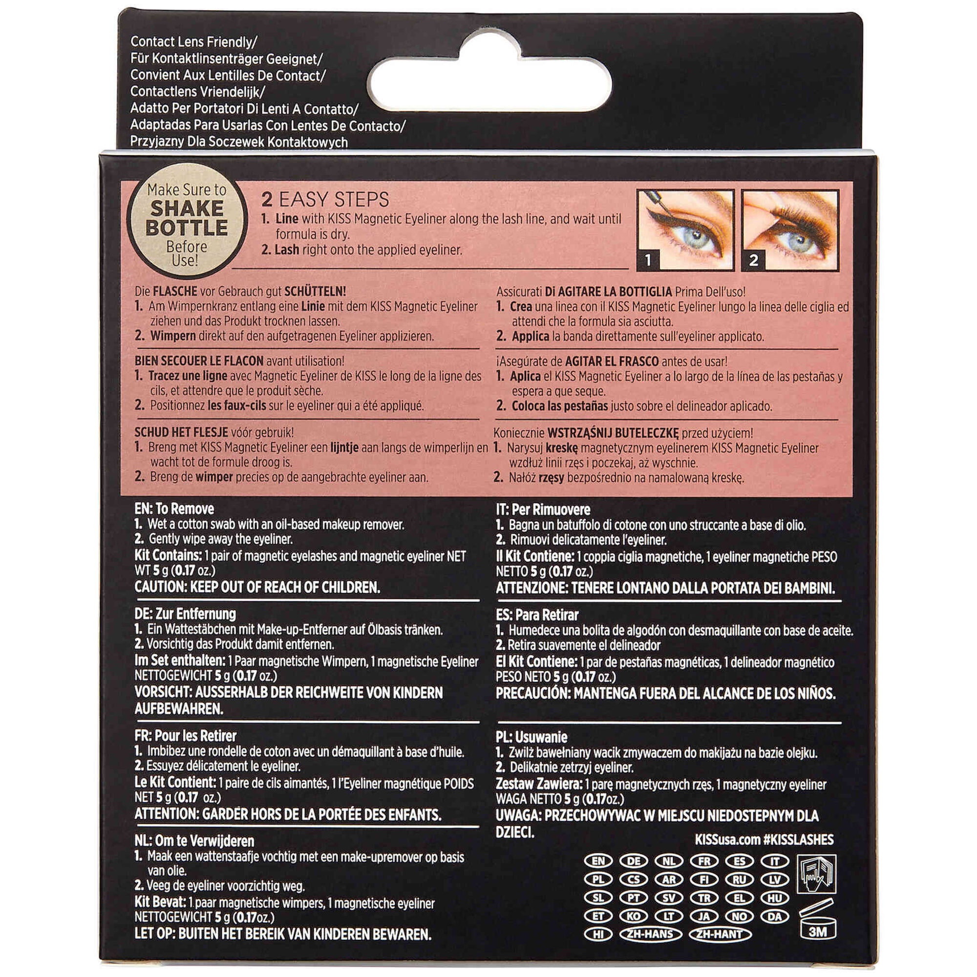 Kit Magnetic Eyeliner e Pestanas Falsas 07