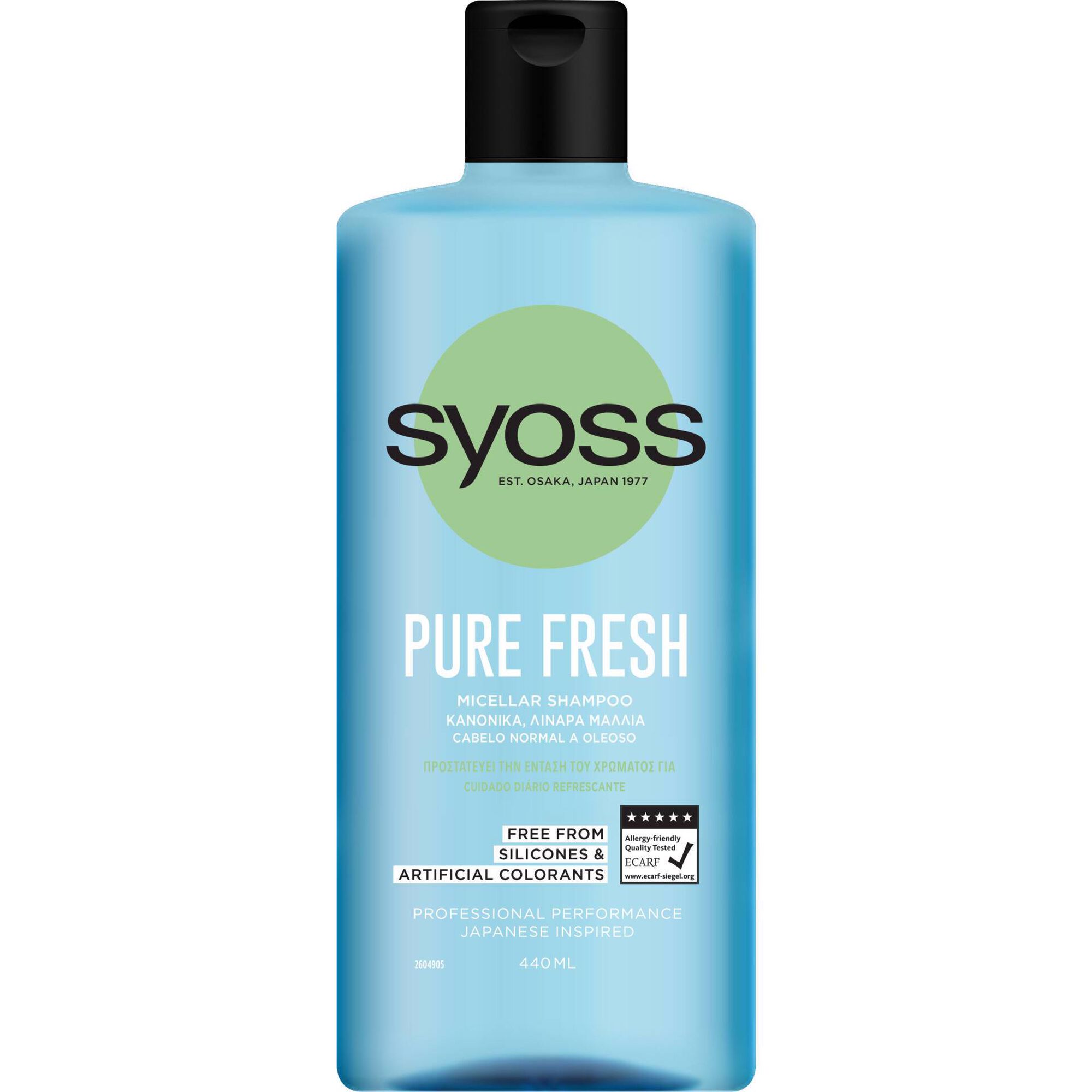Champô Pure Fresh para Cabelo Normal e Oleoso Champô Pure Fresh para Cabelo Normal e Oleoso