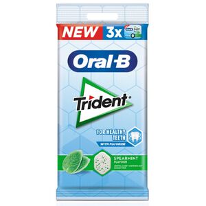 Pastilhas Elásticas Oral-B Spearmint Trident