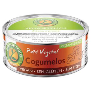 Patê Vegetal de Cogumelos sem Glúten Cem Porcento